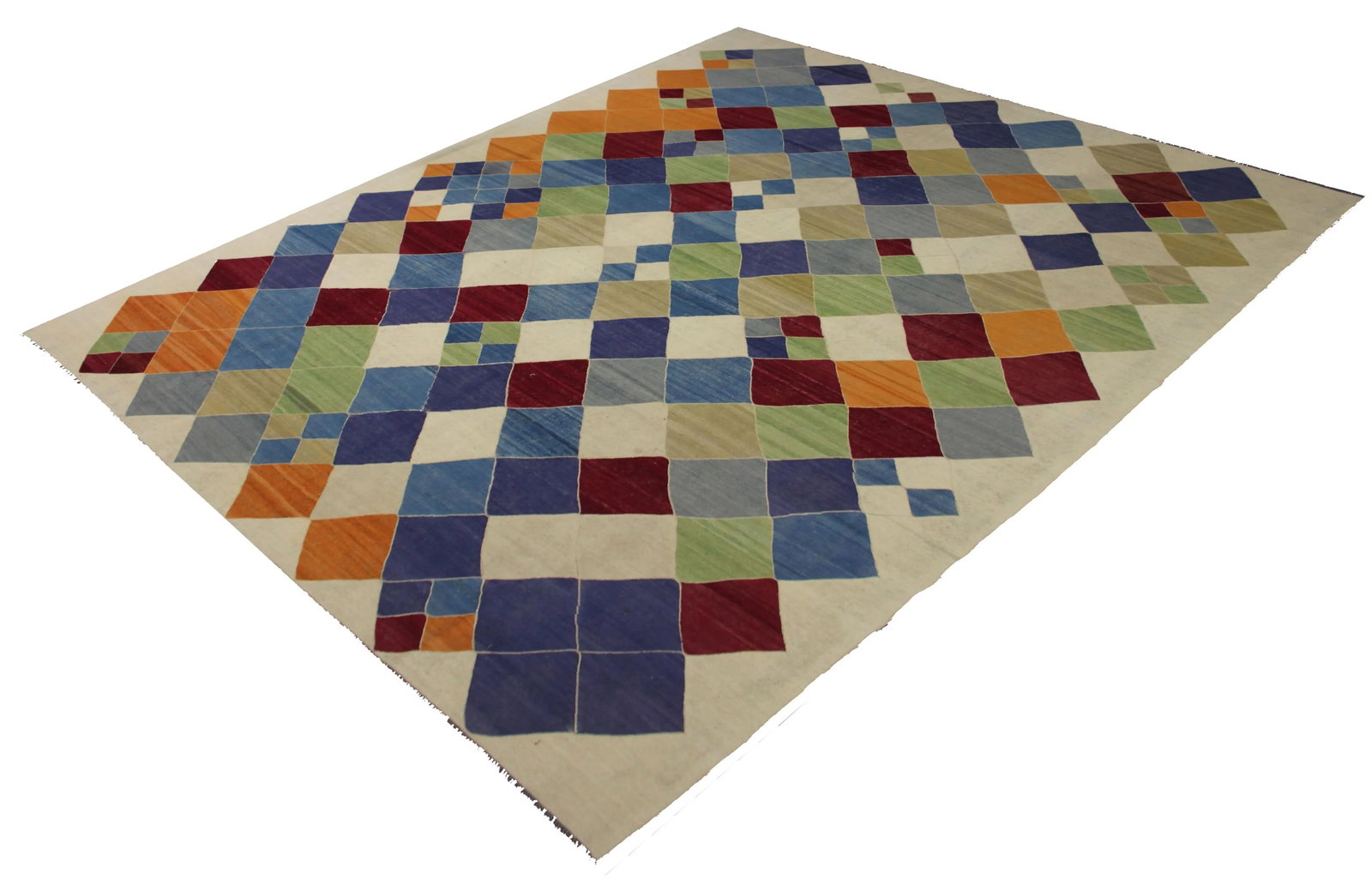 Hand Knotted Kilim 108" X 13'0" - 2