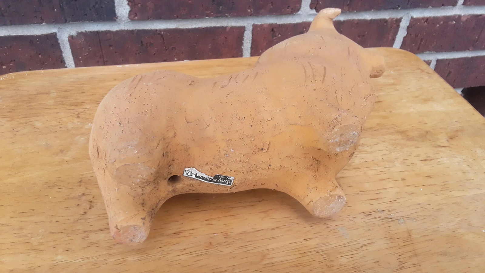 Rosenthal Netter Mid-Century Modern Terracotta Bull - 4