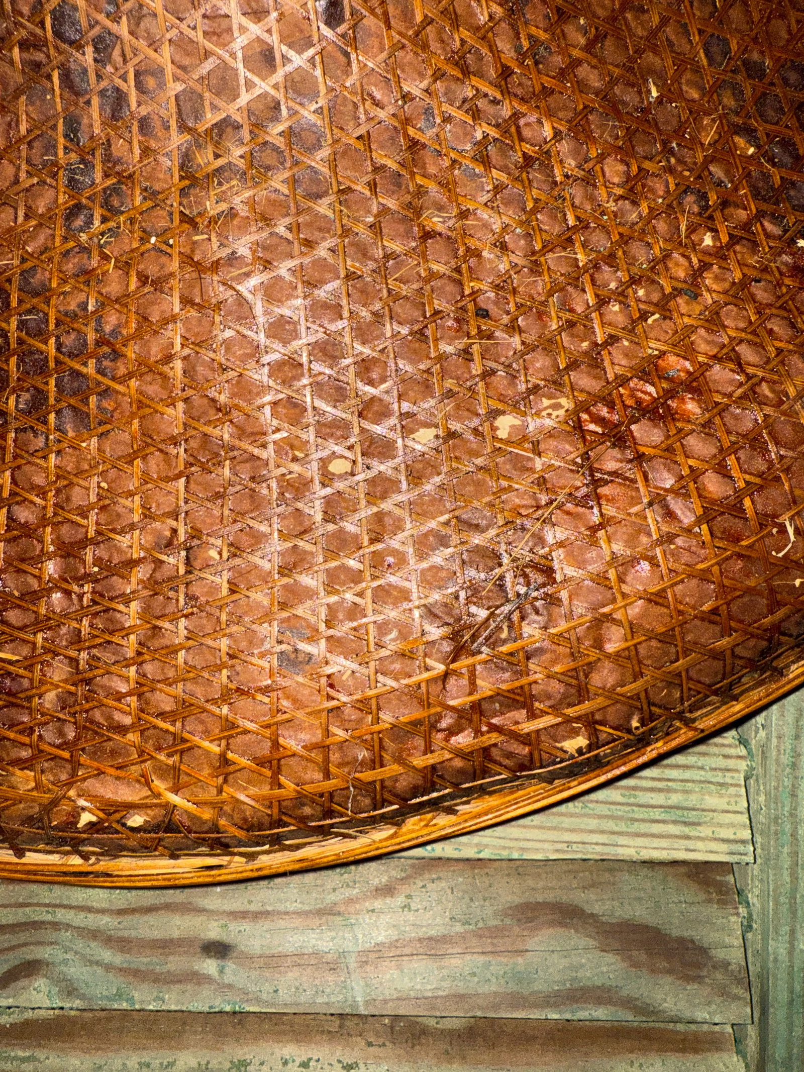 Large Vintage Rice Paddy Hat - 5