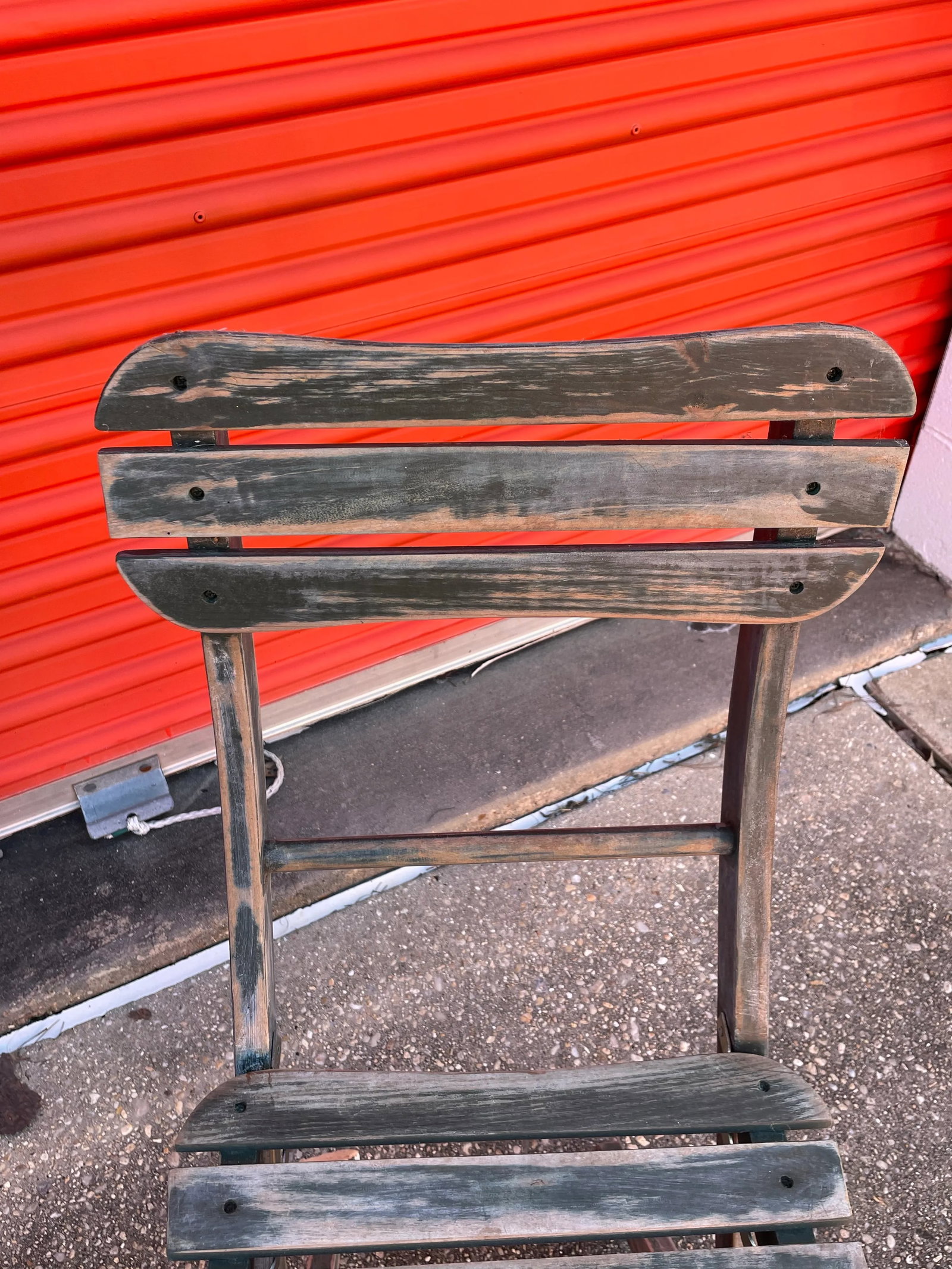 1950s Wooden Outdoor Folding Chairs - Set of 2 - 4