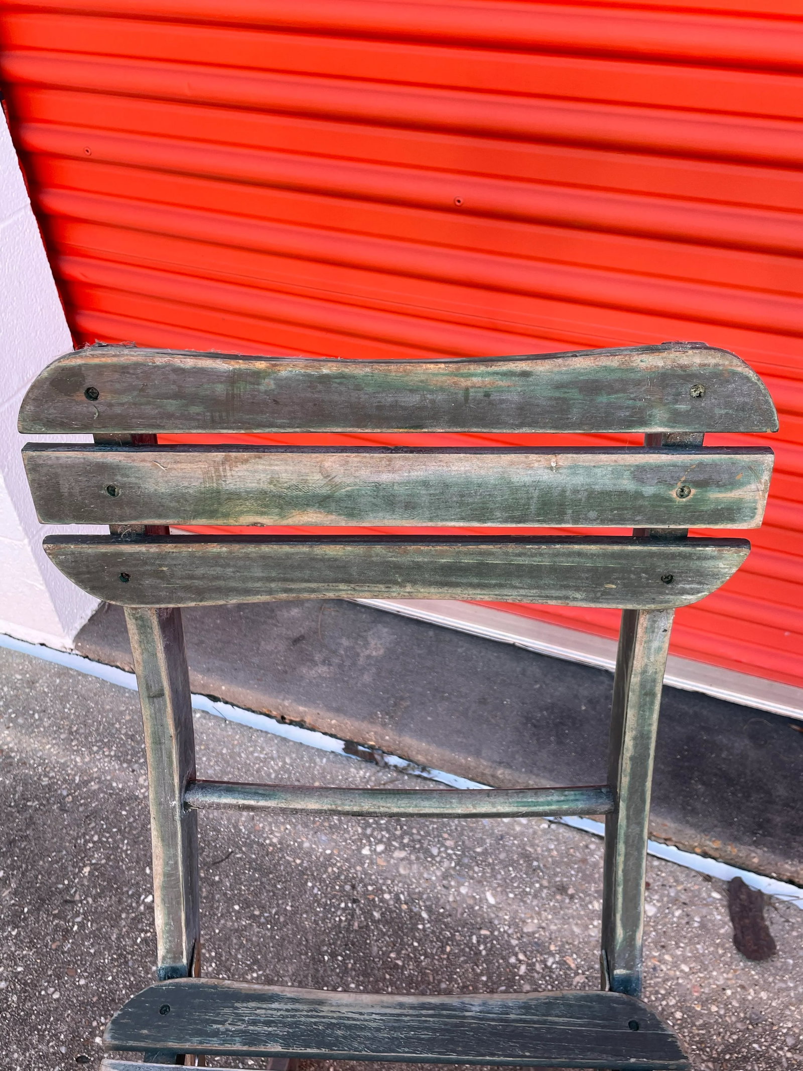 1950s Wooden Outdoor Folding Chairs - Set of 2 - 7