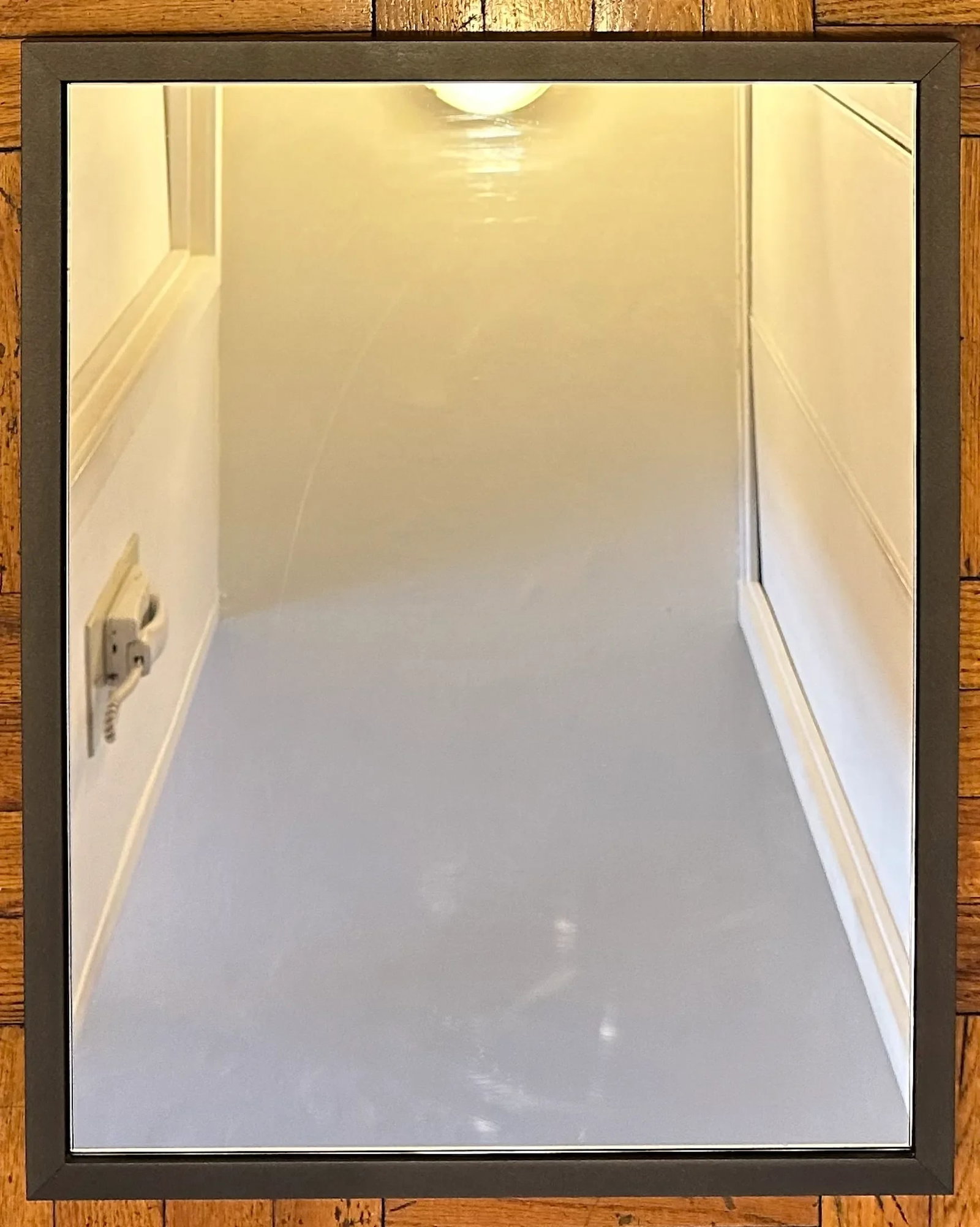 Porcelanosa Oil Rubbed Rubbed Metal Wall Mirror - 2