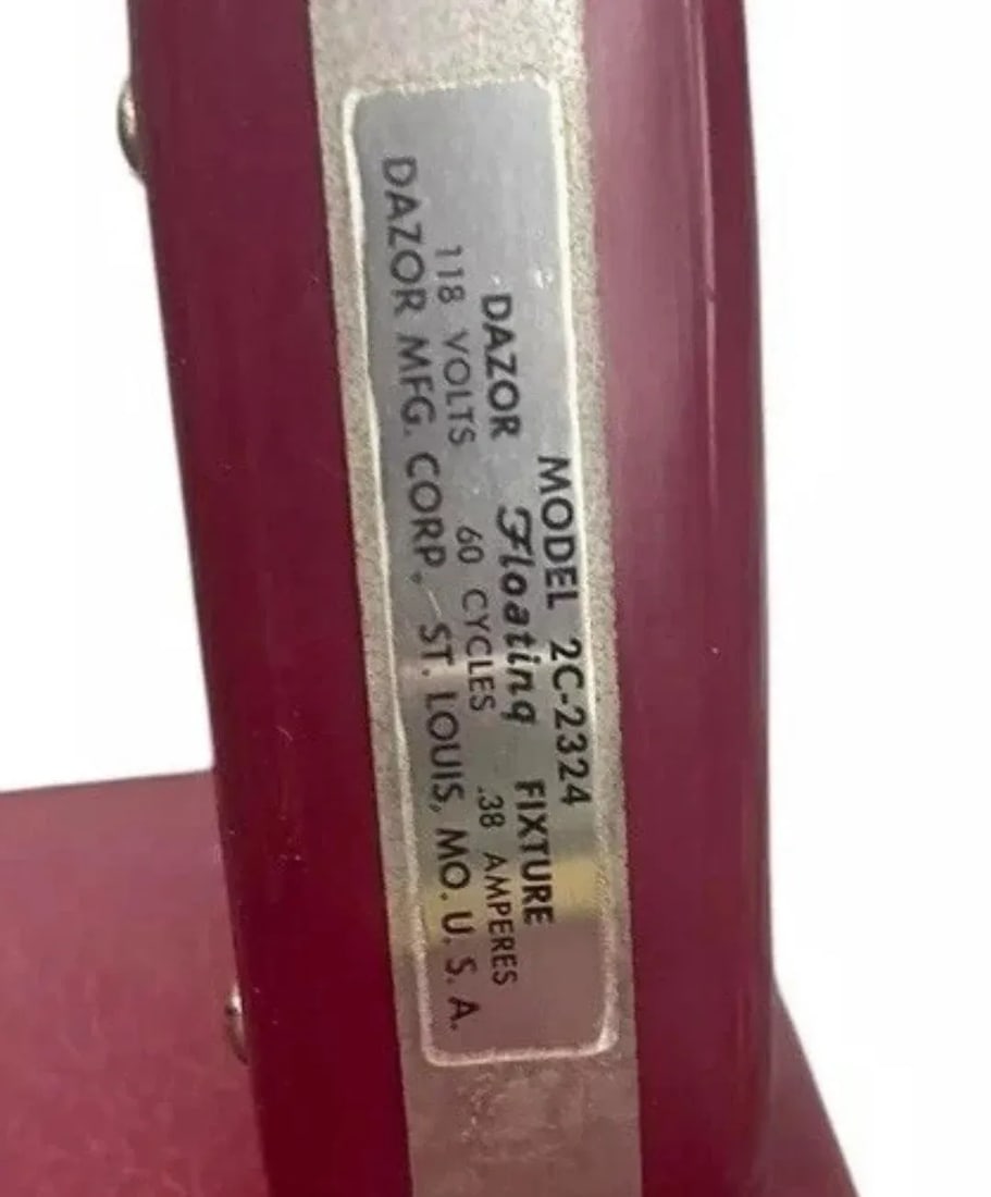 Dazor Floating Fixture Industrial Drafting Table Lamp Light #2c-2324 - 8