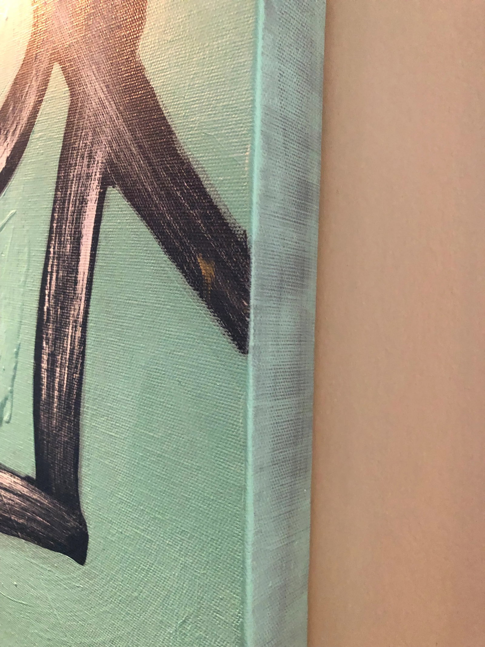 Contemporary Abstract Painting on Canvas "Moment of Movement" by Cassandra Auker - 8