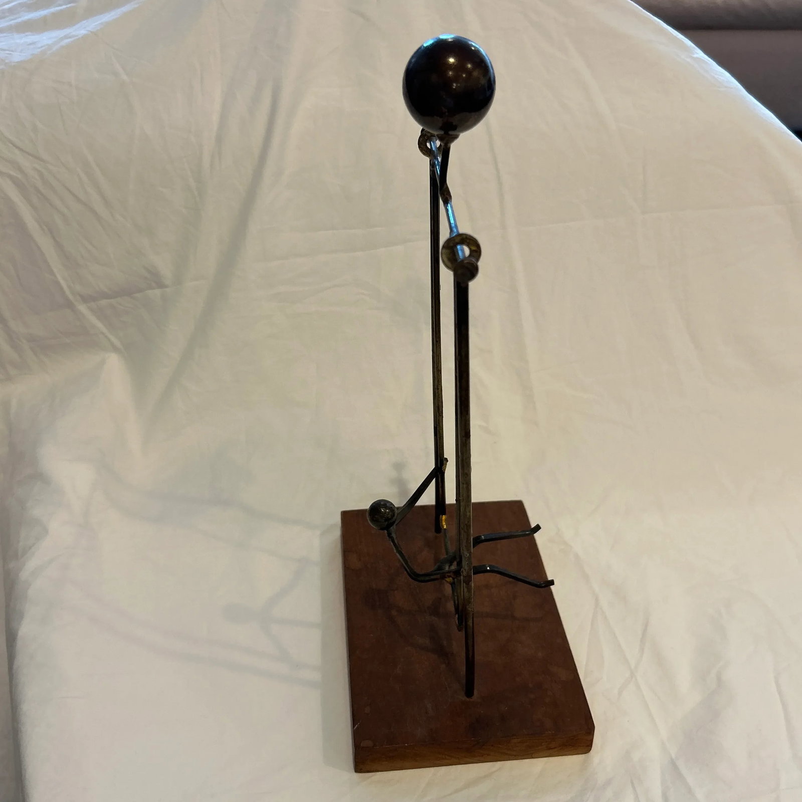 Vintage Mid-Century Metal Kinetic Sculpture - 4