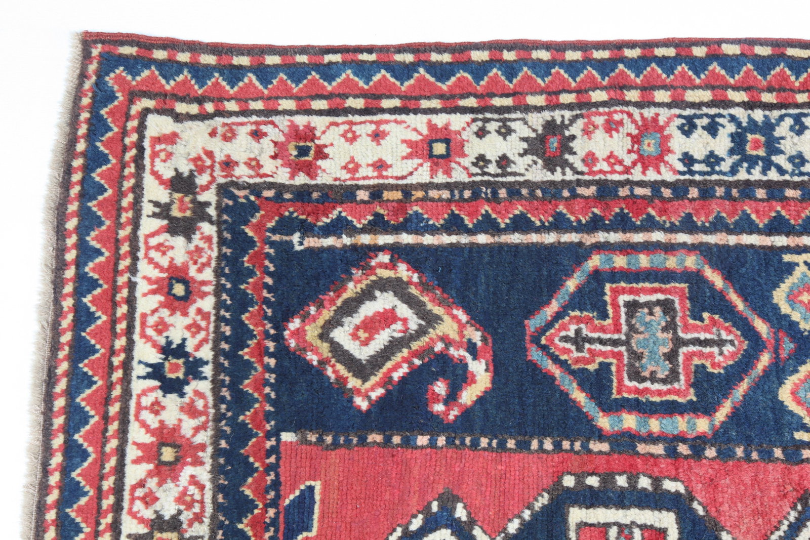 Antique Karabagh Kazak Caucasian Rug - 4