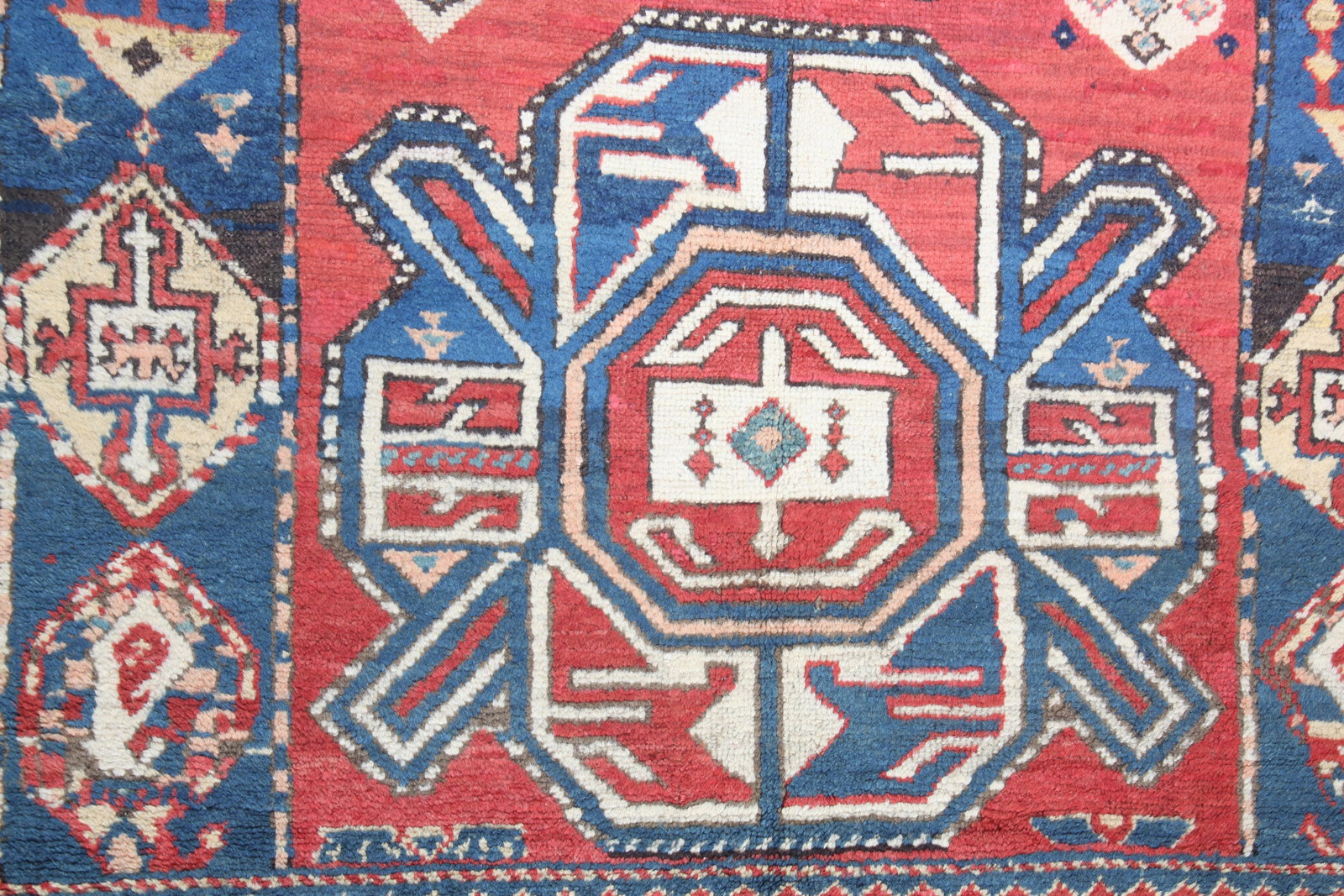 Antique Karabagh Kazak Caucasian Rug - 7