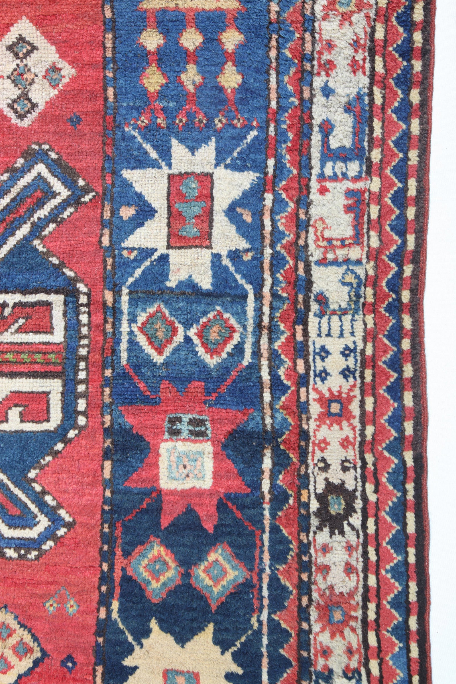 Antique Karabagh Kazak Caucasian Rug - 8