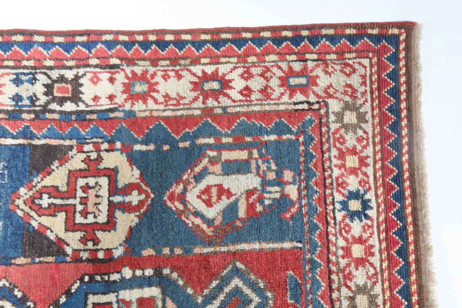 Antique Karabagh Kazak Caucasian Rug - 9