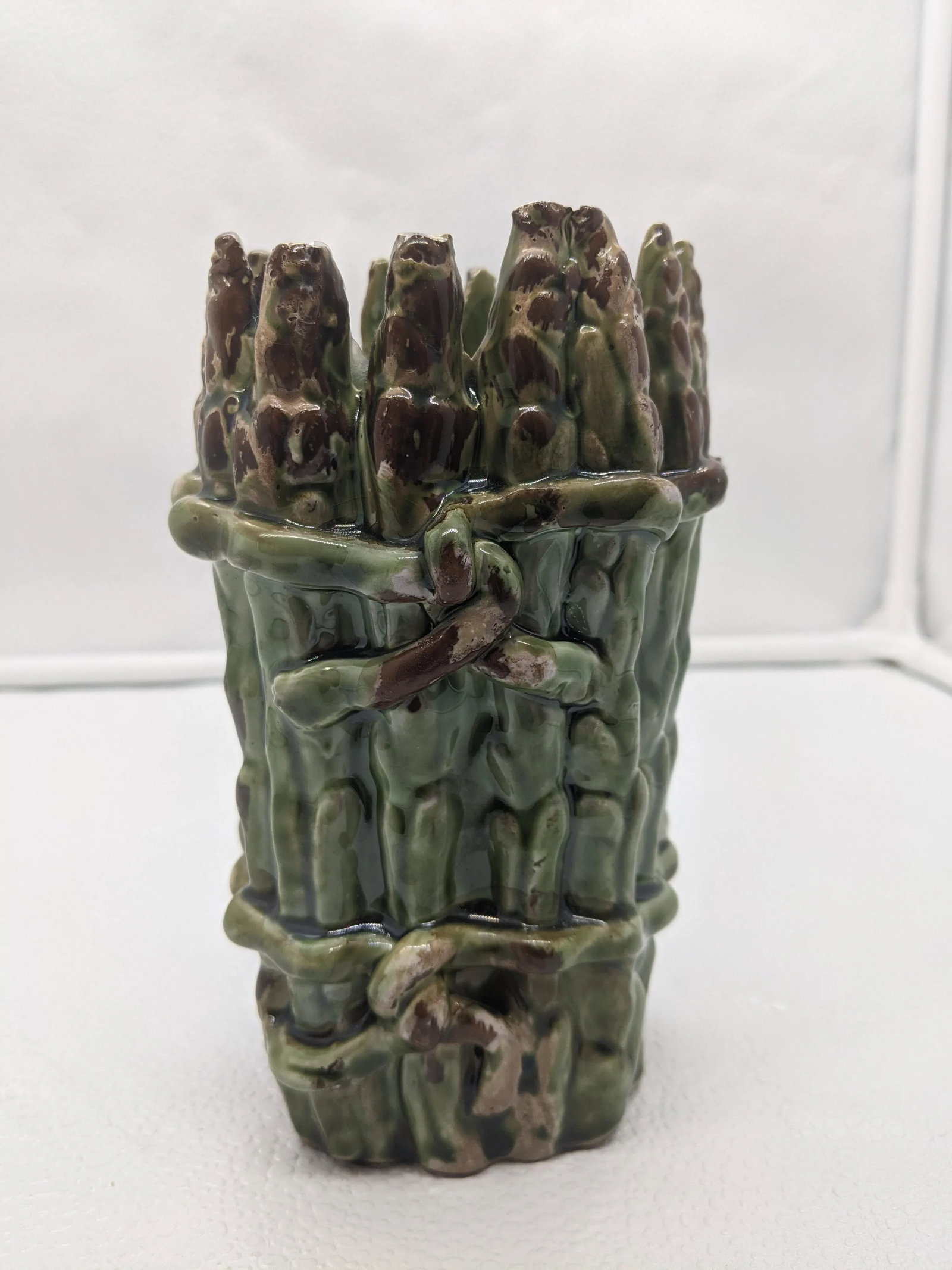 Late 20th Century Asparagus Dish Cup Utensil Holder - 3