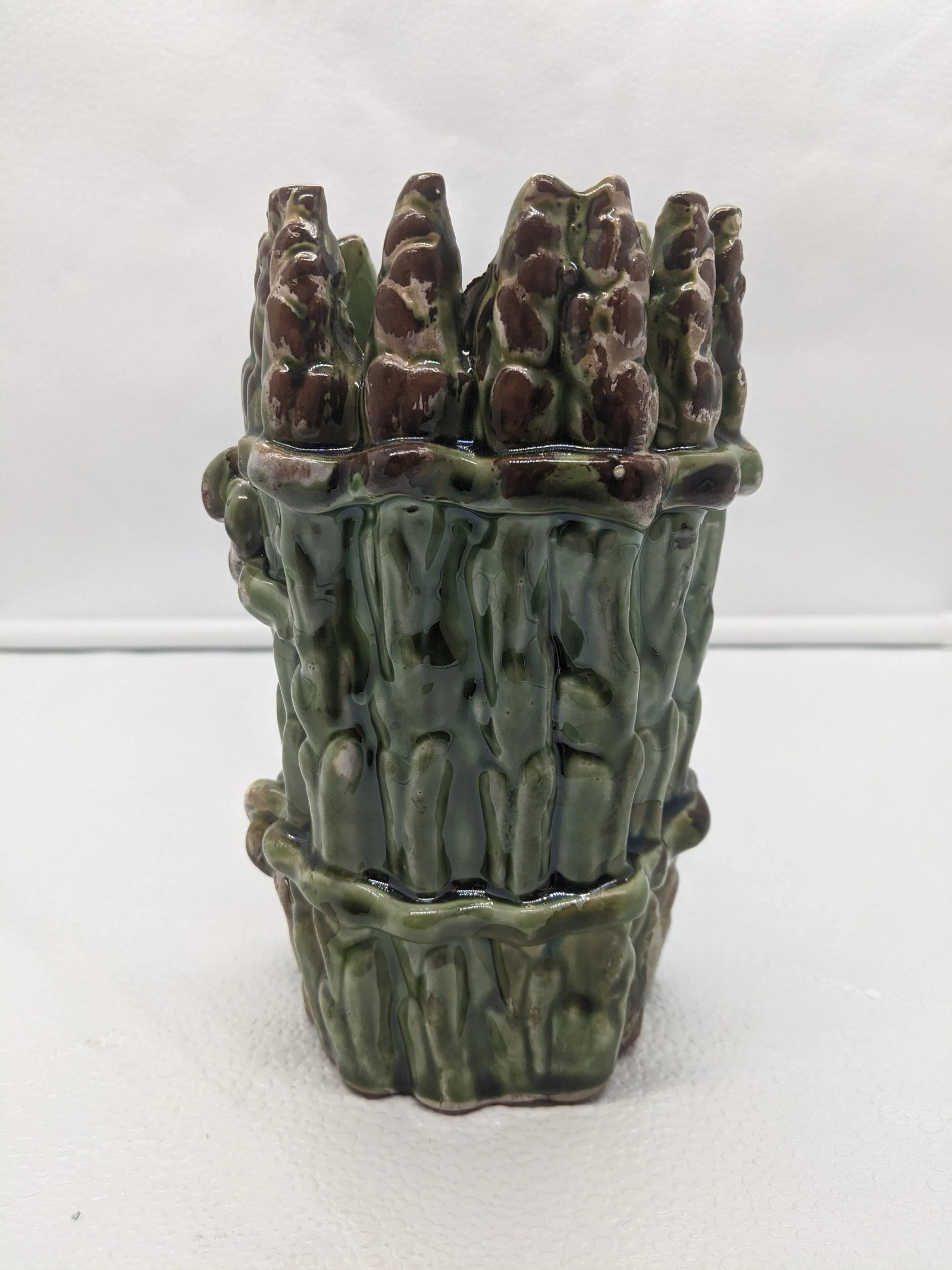 Late 20th Century Asparagus Dish Cup Utensil Holder - 4