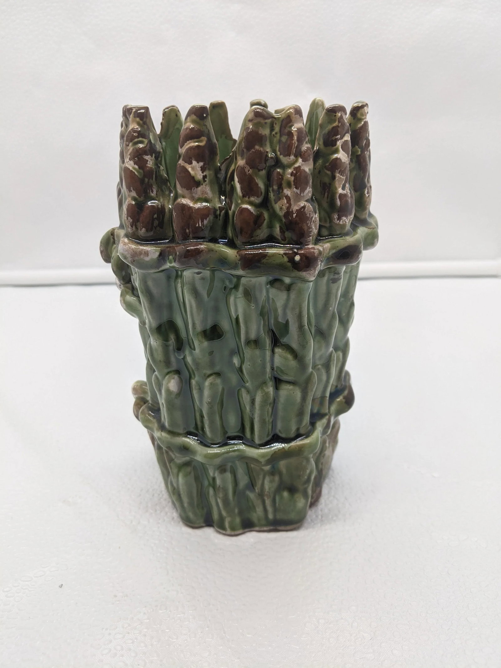 Late 20th Century Asparagus Dish Cup Utensil Holder - 5