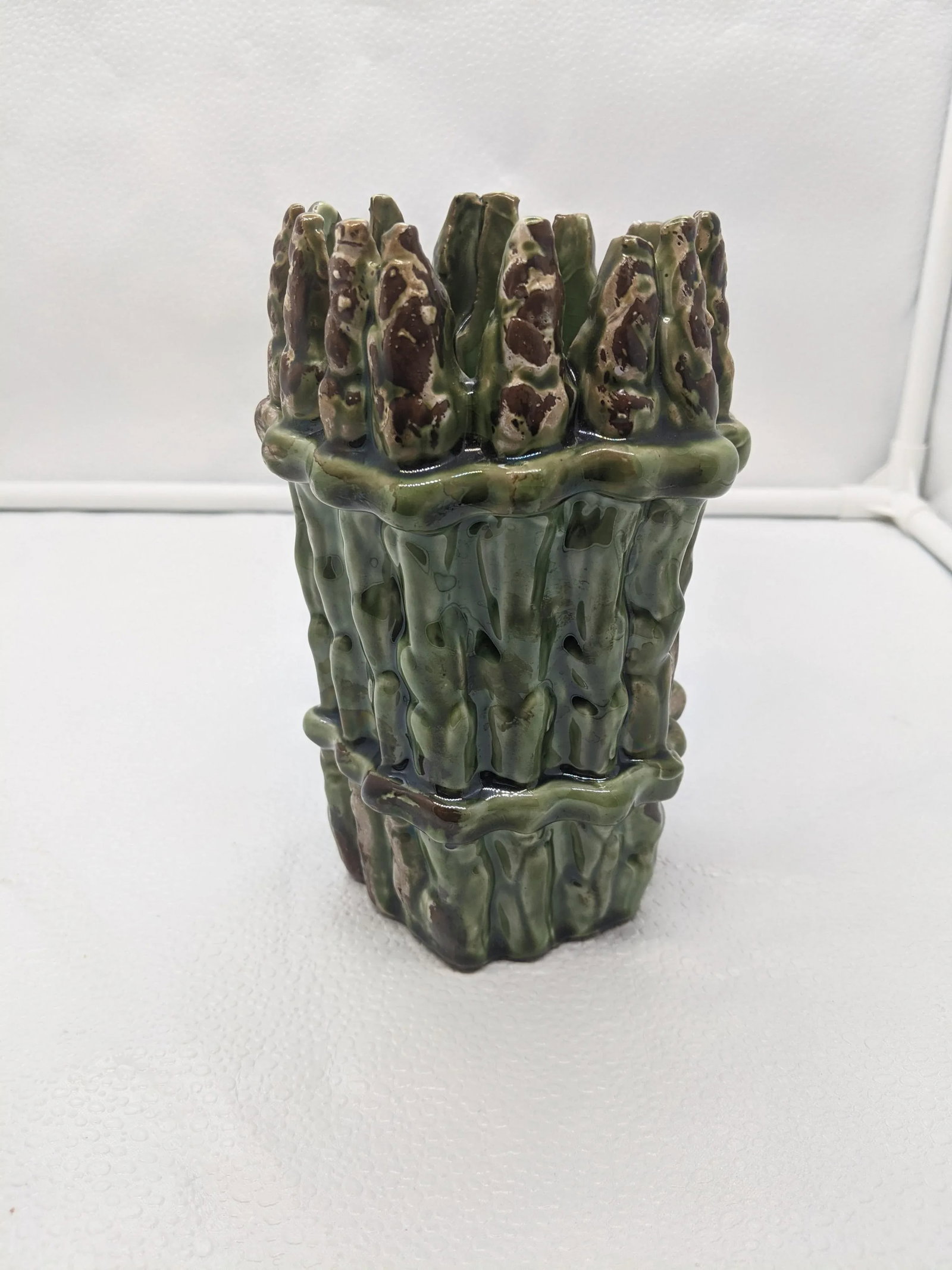 Late 20th Century Asparagus Dish Cup Utensil Holder - 7