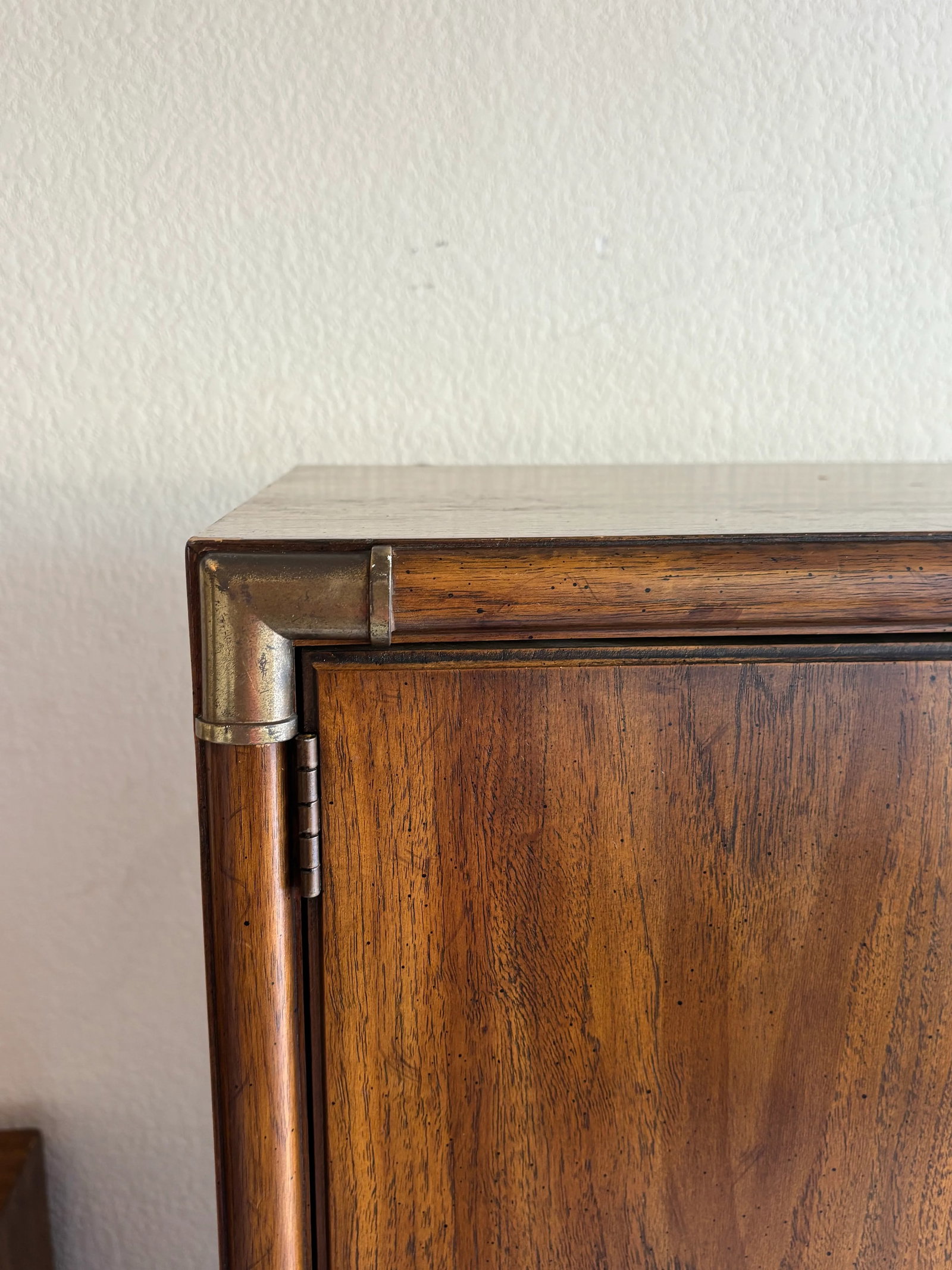 1970s Drexel Accolade Campaign Highboy Dresser - 3