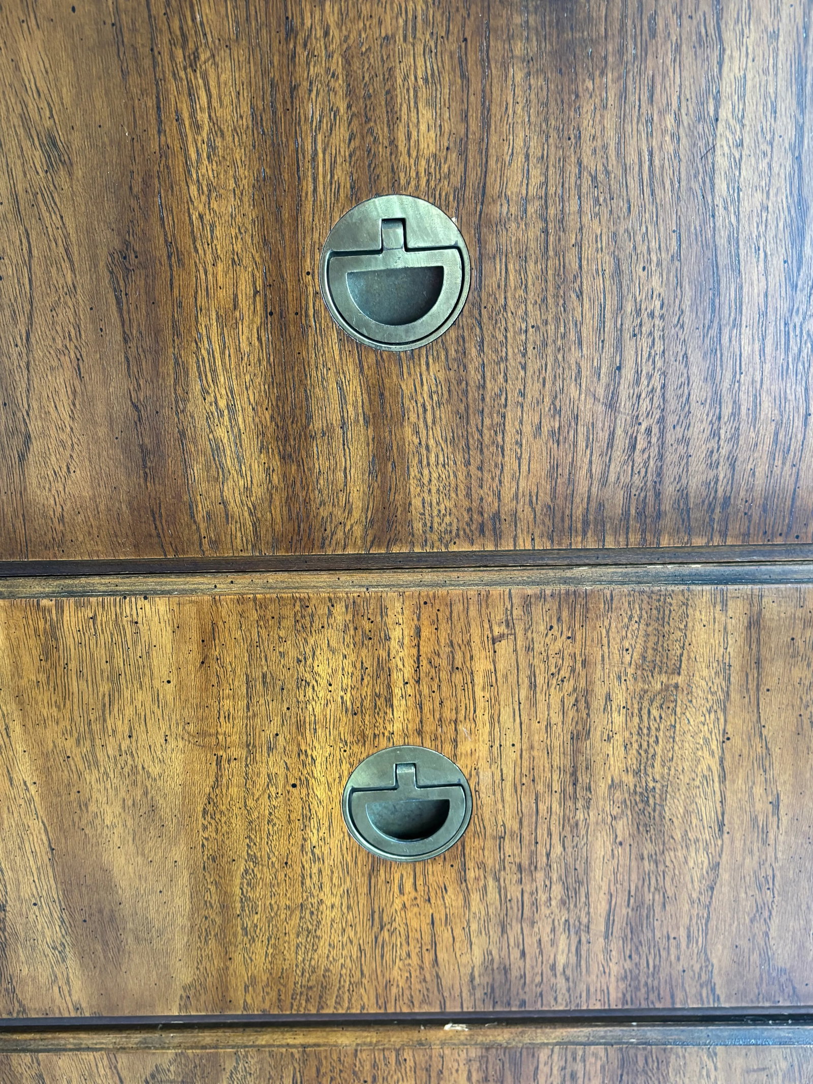 1970s Drexel Accolade Campaign Highboy Dresser - 4
