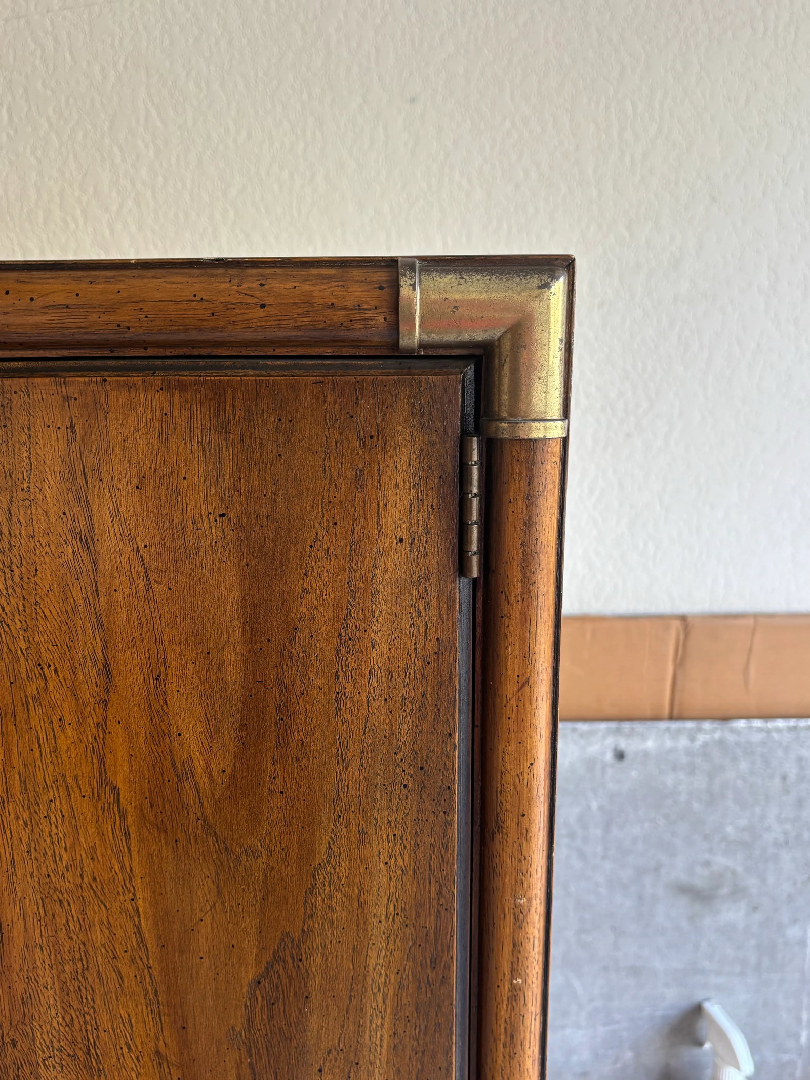 1970s Drexel Accolade Campaign Highboy Dresser - 8