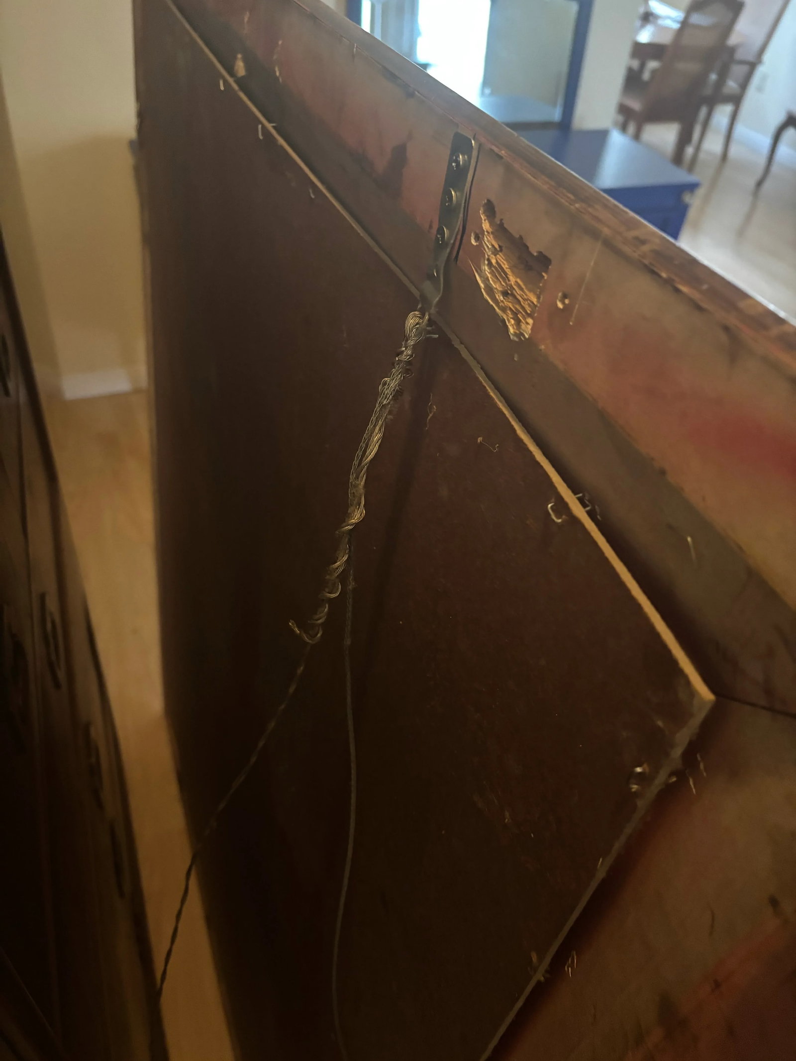 Large 1960s Baroque/Victorian Revival Frame Beveled Mirror - 6
