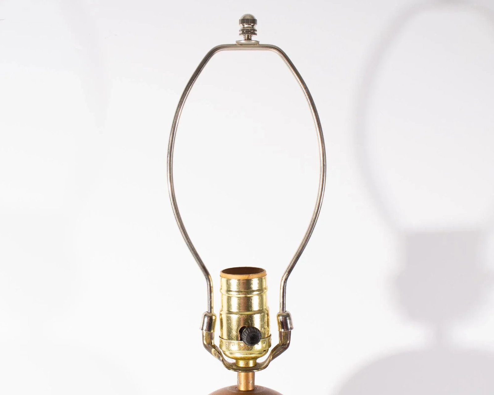 Mid Century Modern Teak Wood Table Lamp - 3