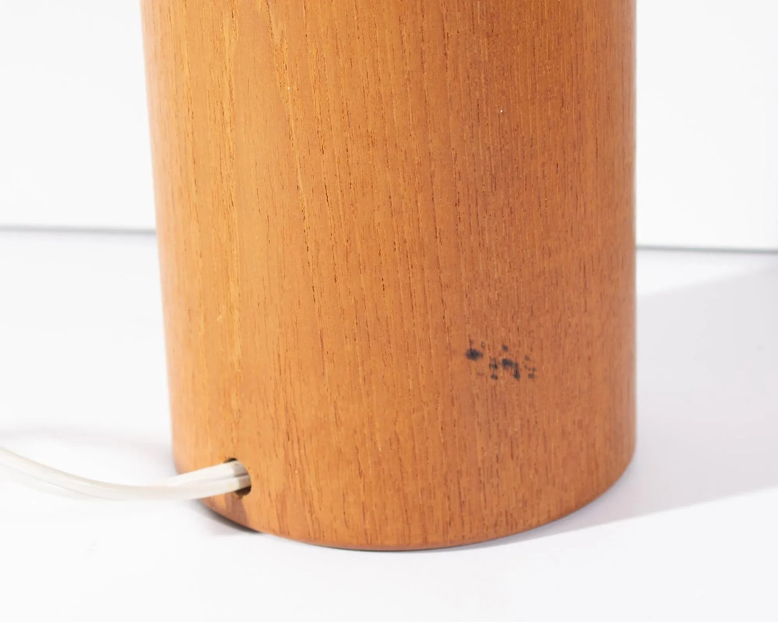 Mid Century Modern Teak Wood Table Lamp - 5