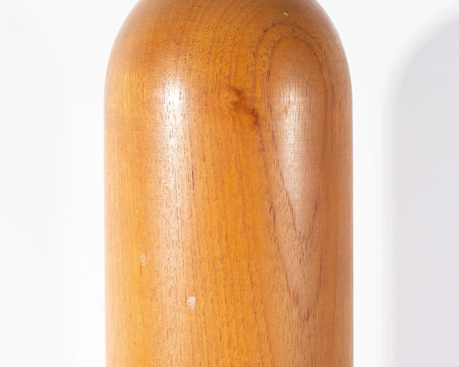 Mid Century Modern Teak Wood Table Lamp - 6