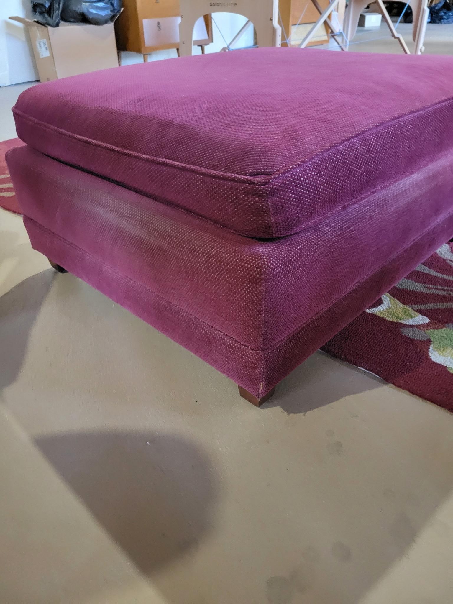 1970s Vintage Mid-Century Modern Roche Bobois Ottoman - 3