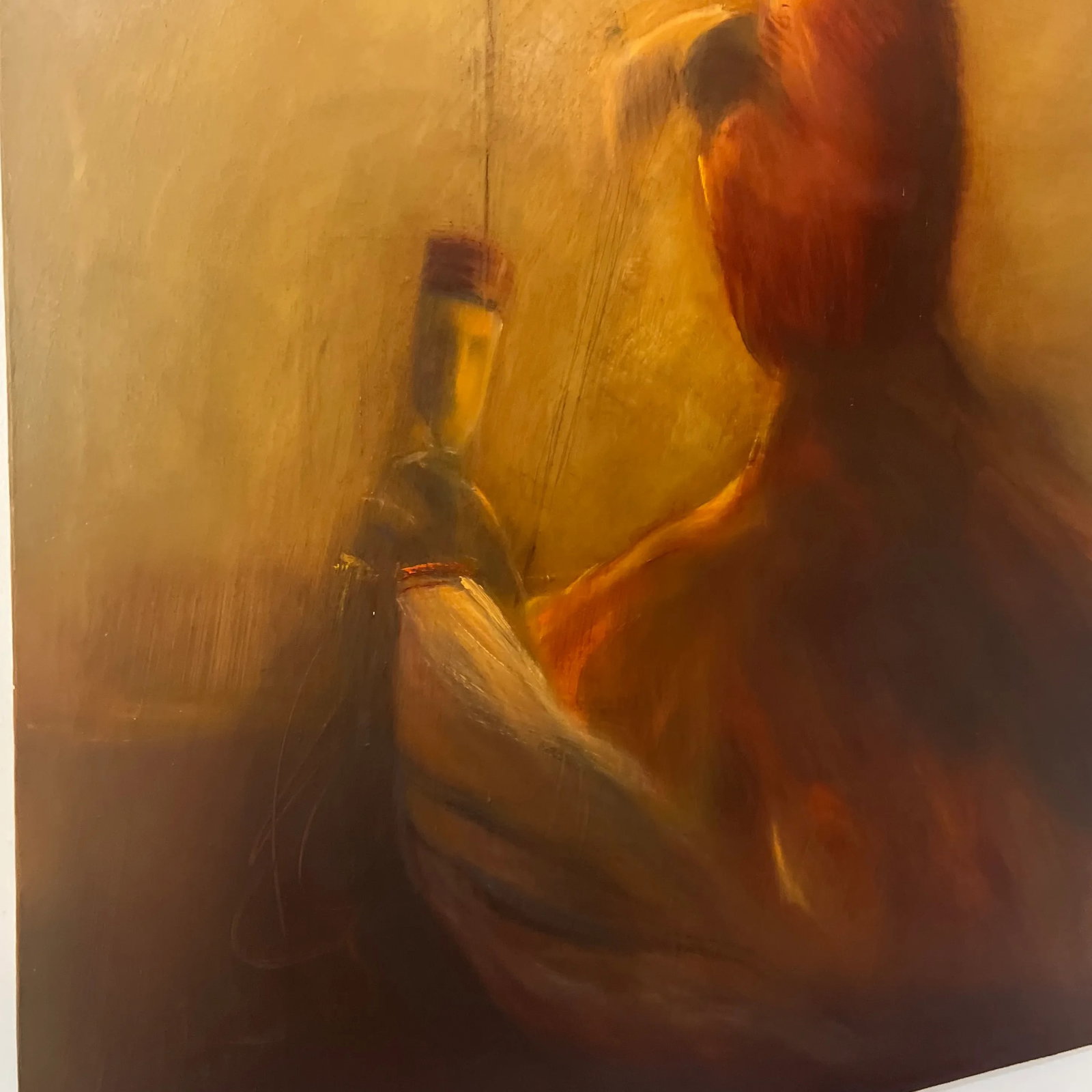 20th Century Oil on Canvas by English Artist B.Austin Signed Titled as "Manipulated Marionette" II M - 6