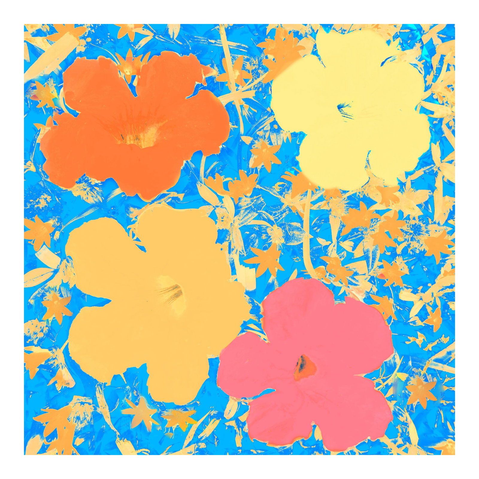 Karin Elmers "Second Hand Flowers Homage to Warhol No. 24"Ltd. Edition Print (1 of 3)