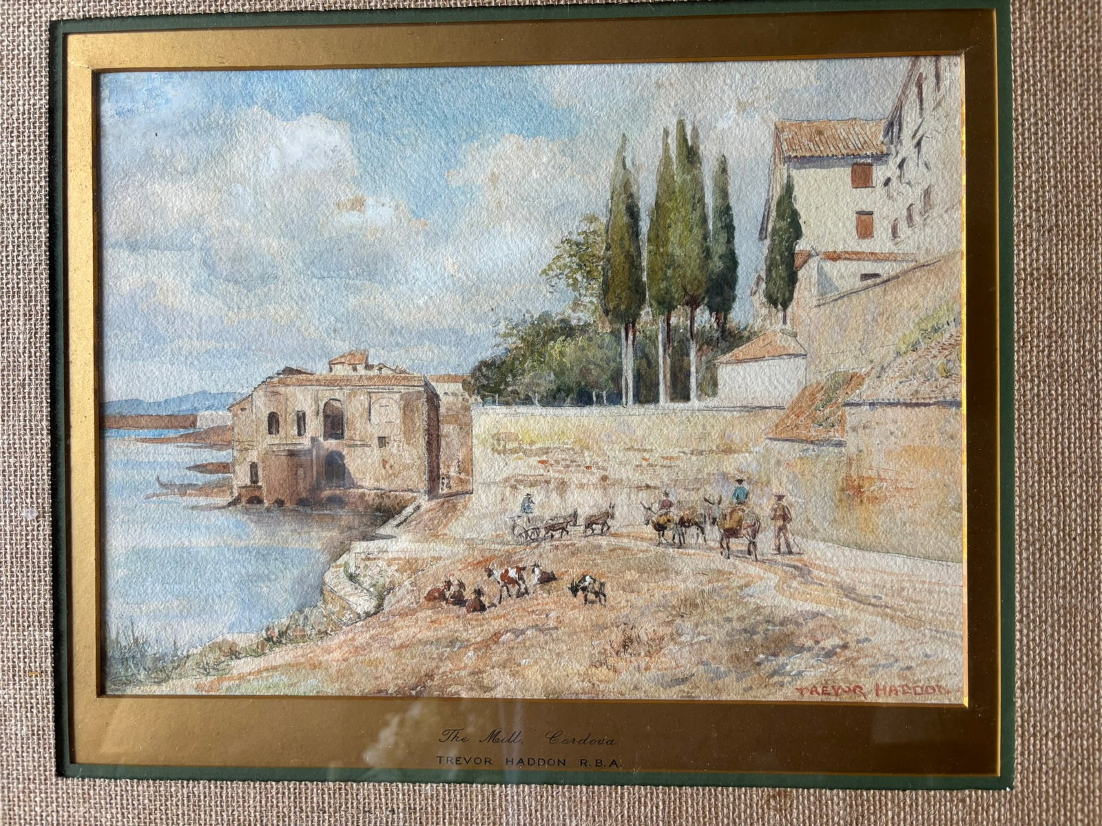 Late 19th Century Watercolor by Trevor Haddon - 3