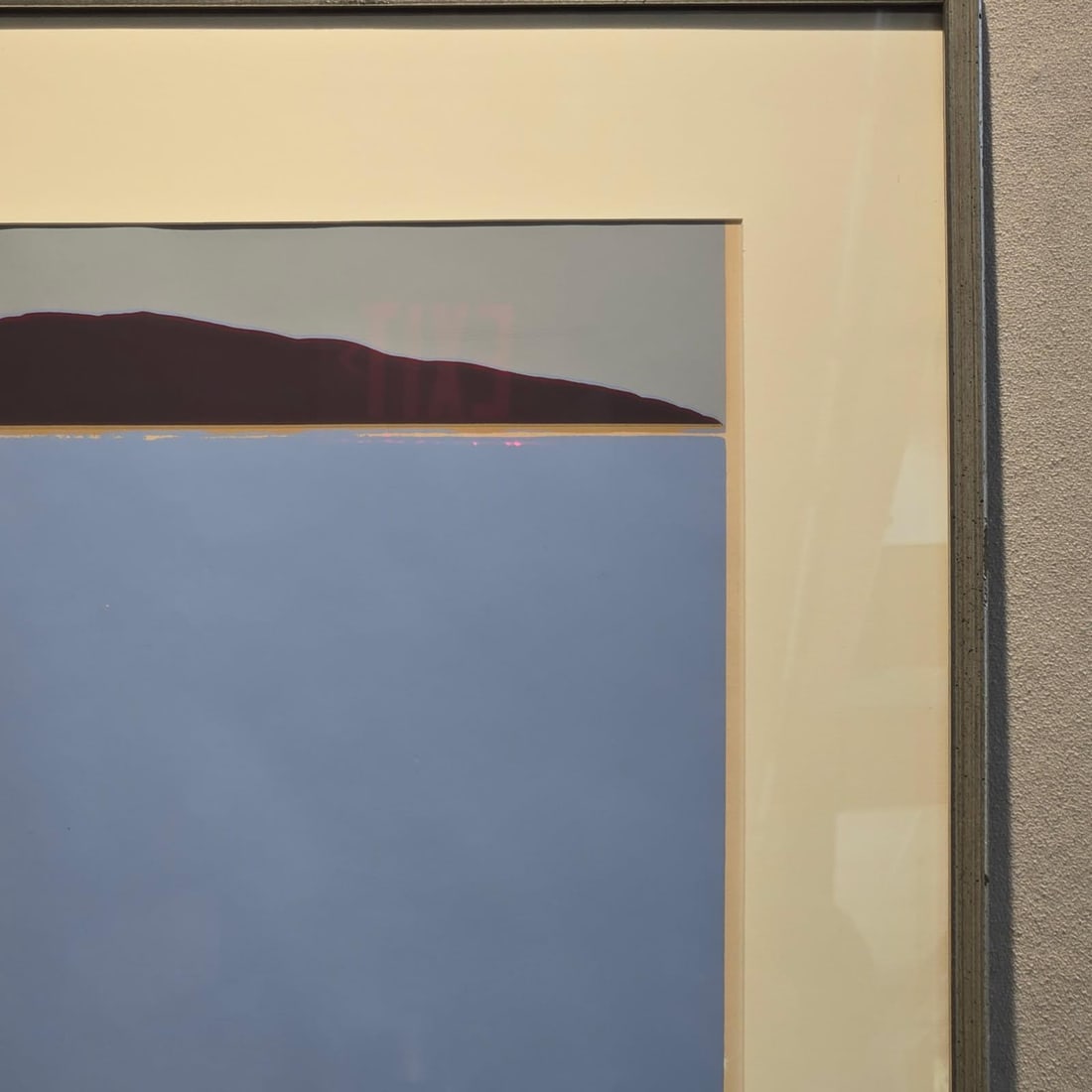 Steve Poleskie Artist Signed Color Serigraph Print 1968 Chiron Press Minimalist Contemporary Semi-Ab - 5
