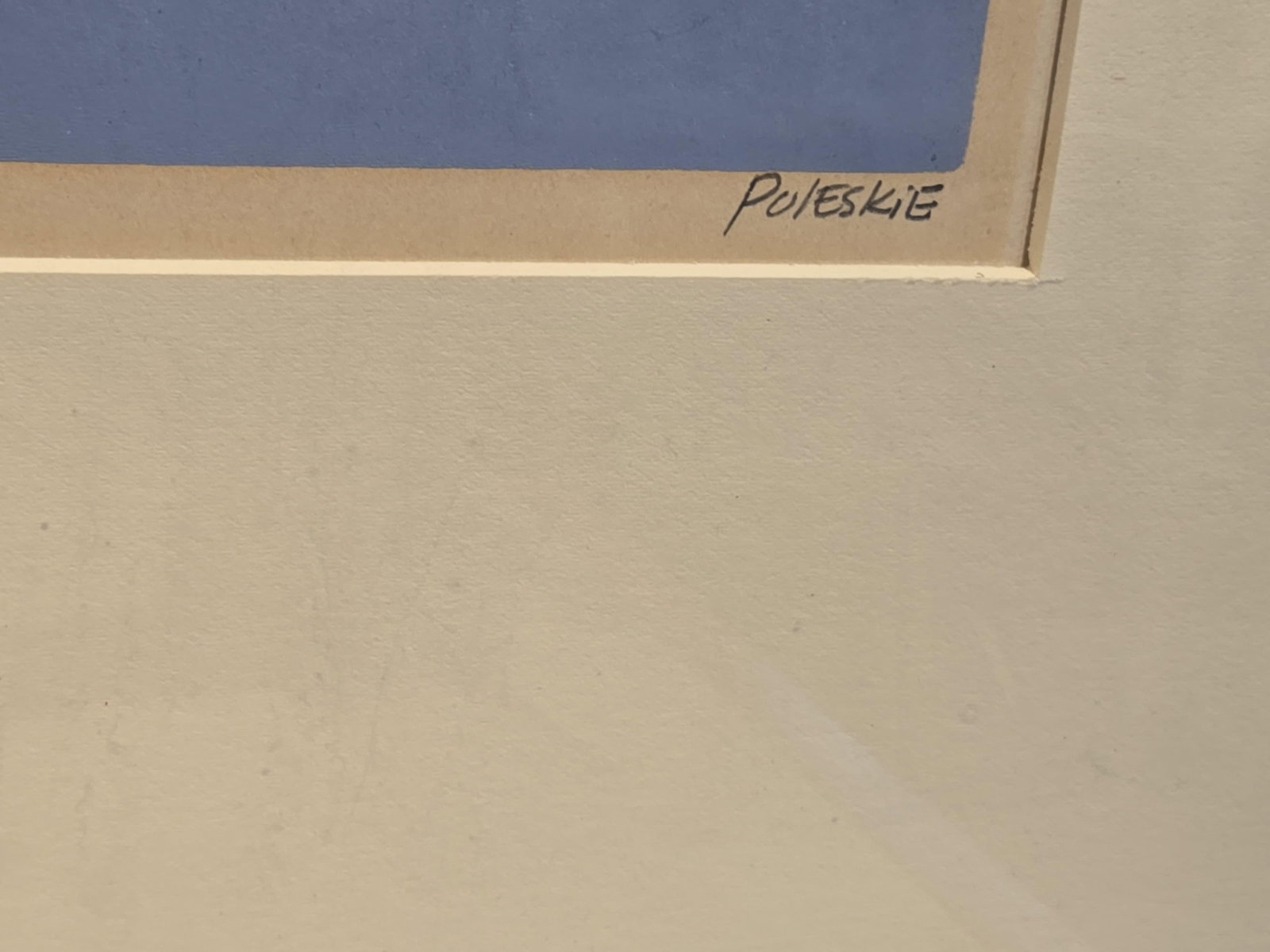 Steve Poleskie Artist Signed Color Serigraph Print 1968 Chiron Press Minimalist Contemporary Semi-Ab - 7