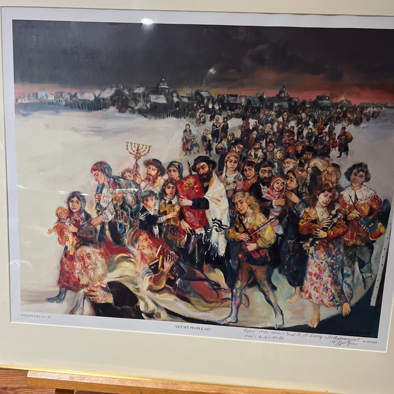 20th Century Art by Walter Spitzer (Polish French 1927-2021), Artists Proof Lithograph in Color, Sig - 2