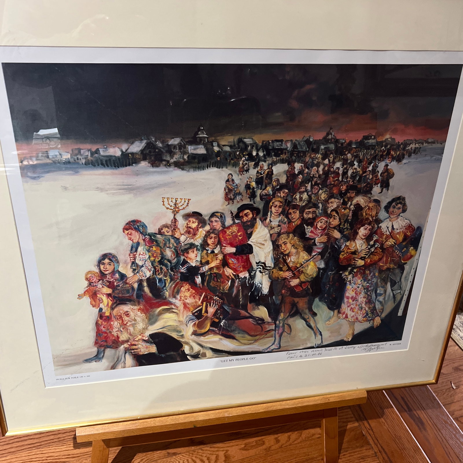 20th Century Art by Walter Spitzer (Polish French 1927-2021), Artists Proof Lithograph in Color, Sig - 7