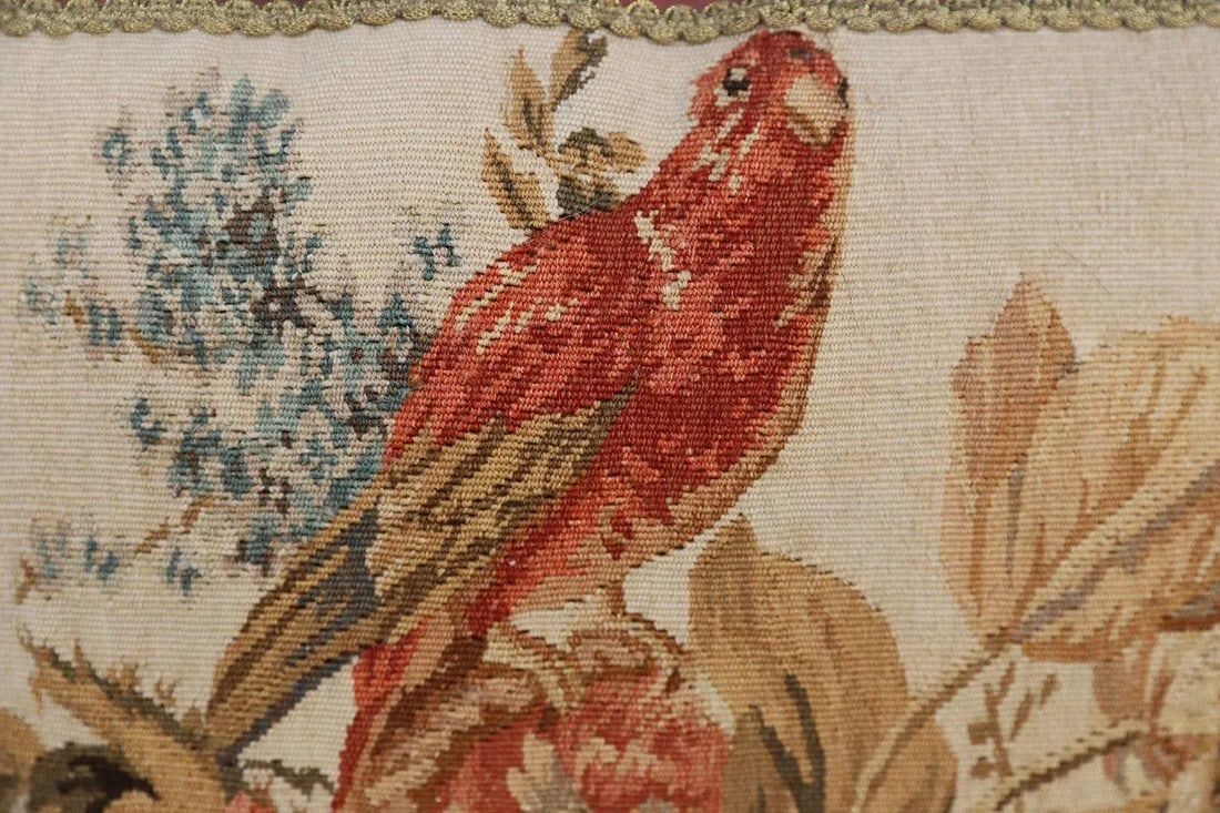Perot Design Tapestry Wool and Silk Pillow - 7