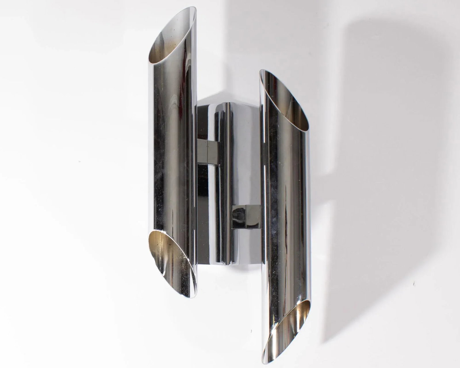 Gianni Celada Fontana Arte Chrome Sconces - 3