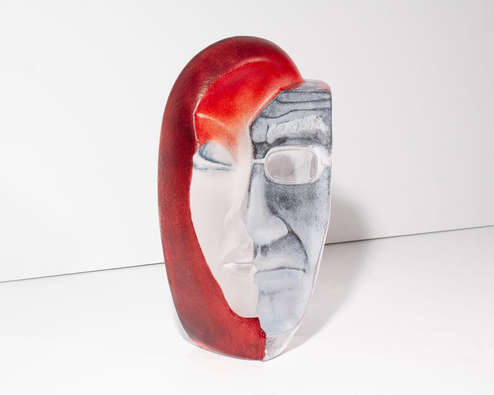 Mats Jonasson "FeMale" Masq Series Limited Edition Crystal Sculpture - 3