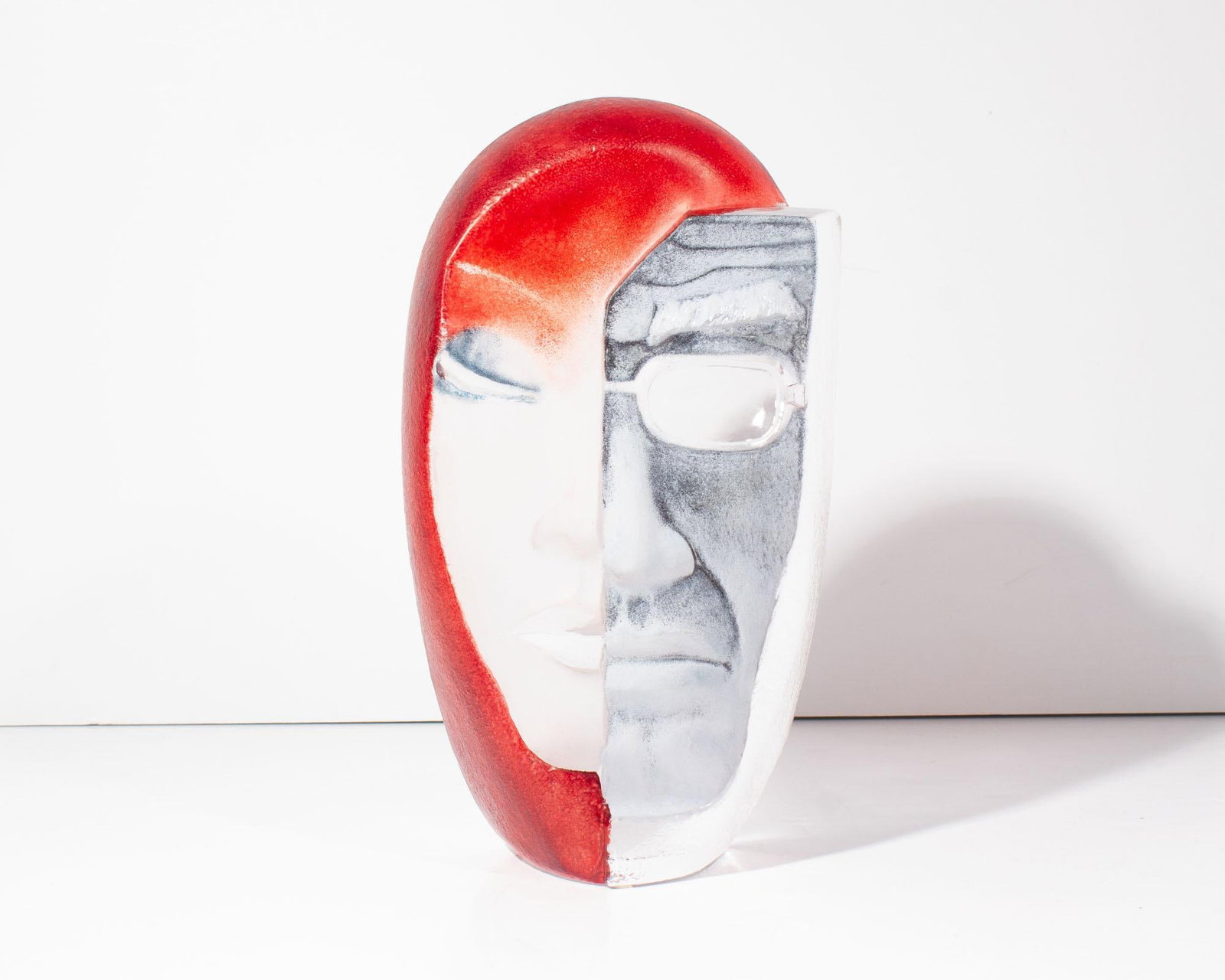 Mats Jonasson "FeMale" Masq Series Limited Edition Crystal Sculpture - 4