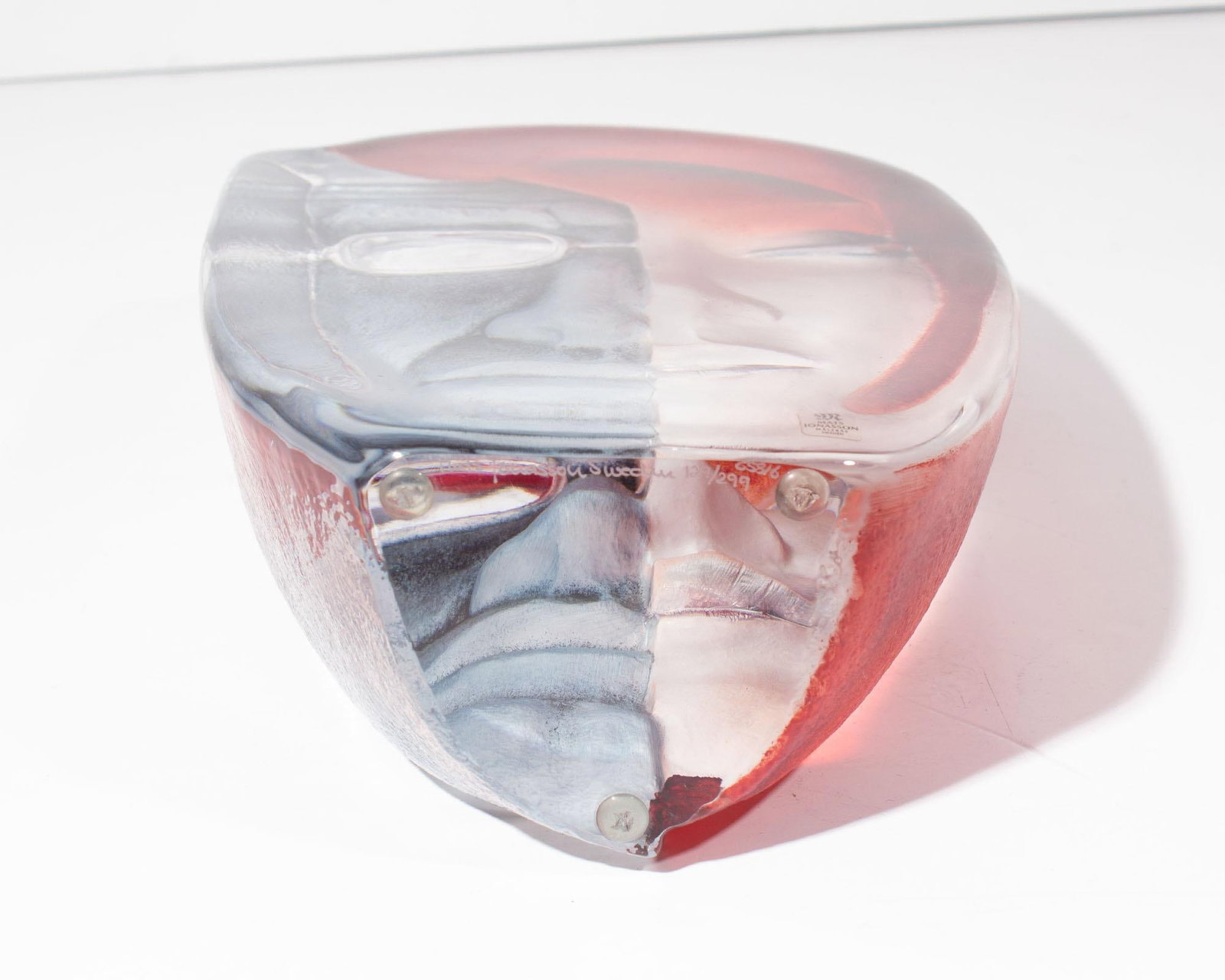 Mats Jonasson "FeMale" Masq Series Limited Edition Crystal Sculpture - 9