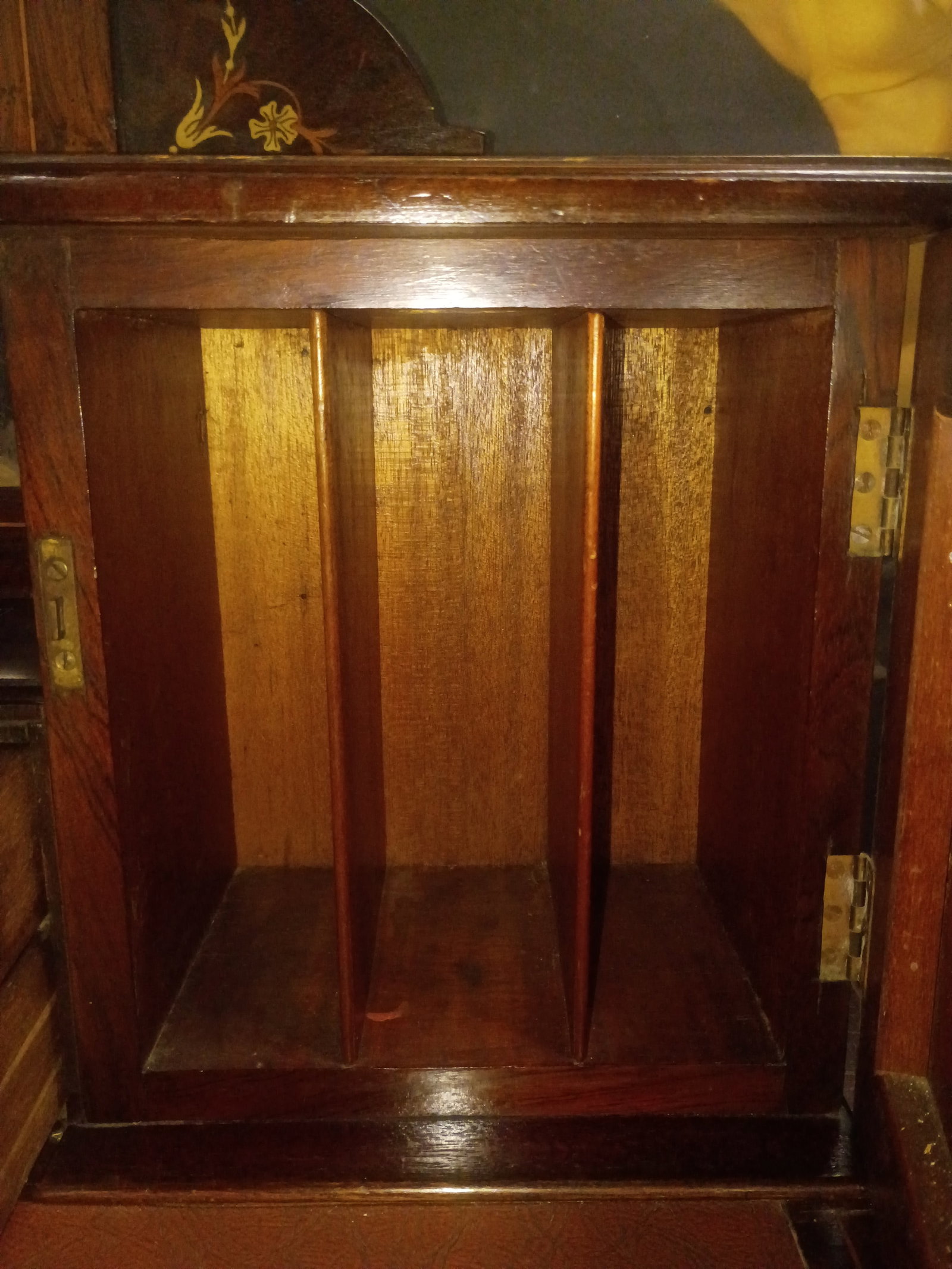 Antique Edwardian Inlaid Mahogany Bonheur Du Jour Ladies Writing Desk (c.1900) - Sheraton Revival St - 9