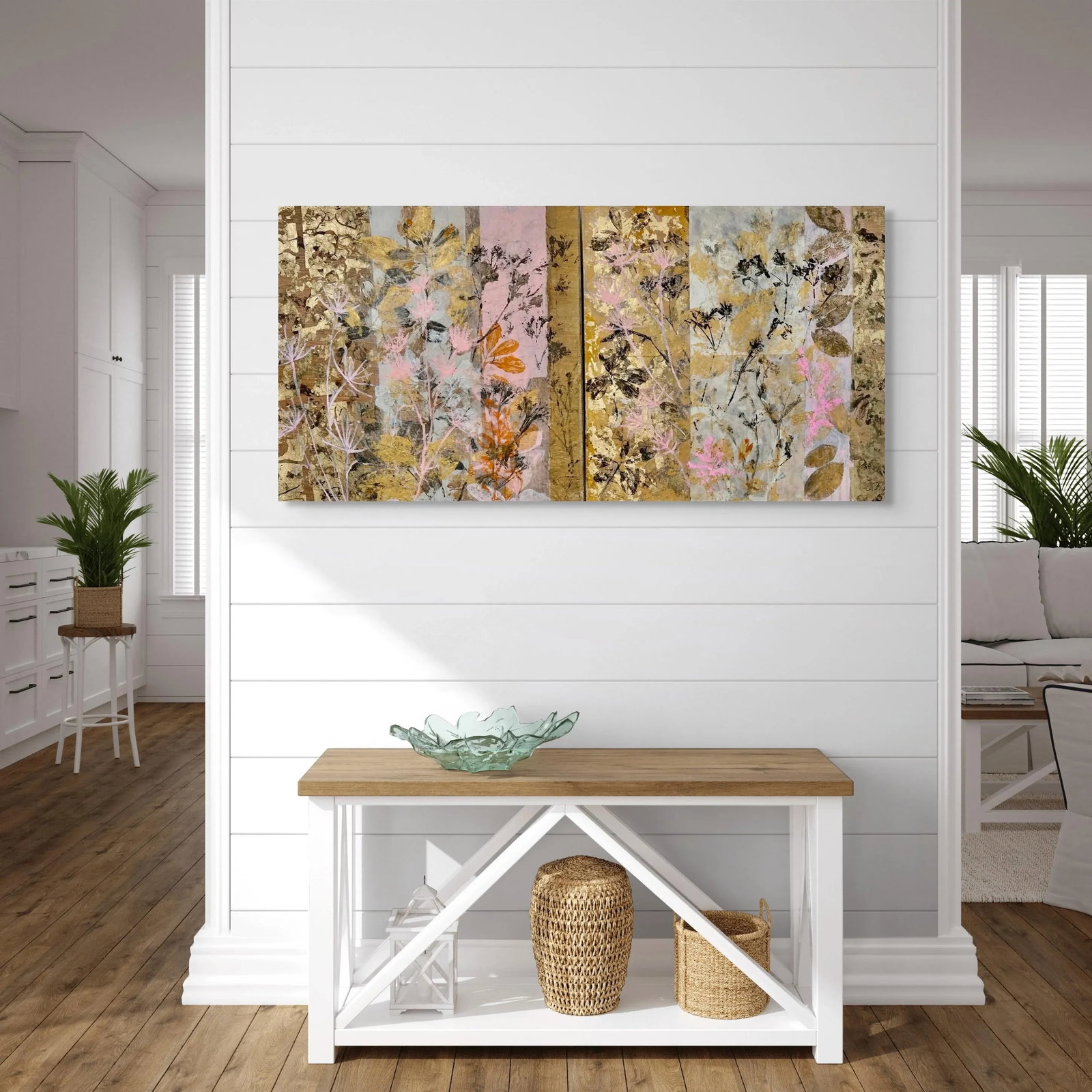 Spring Garden #1, Diptych, 24"x48" - 4