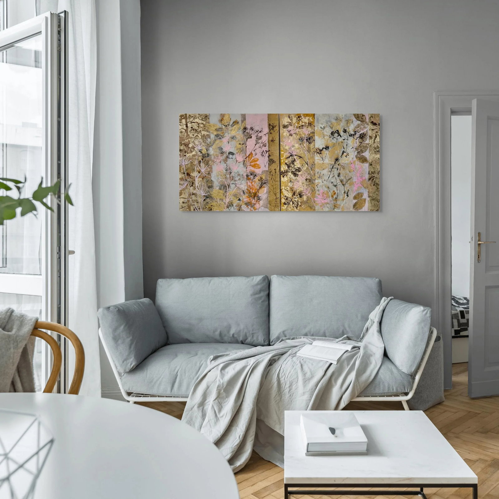 Spring Garden #1, Diptych, 24"x48" - 6