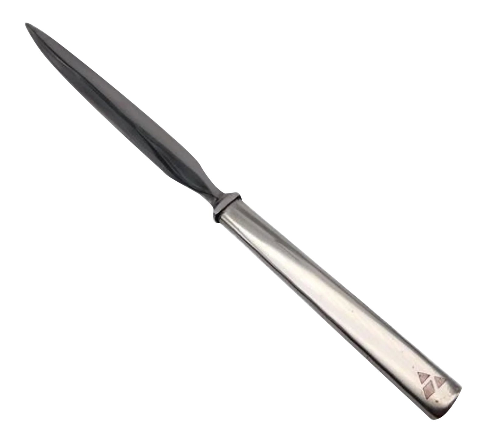 Georg Jensen Denmark Sterling Silver Handle Stainless Blade Letter Opener 8-3/8": Georg Jensen Tuja Tanaquil Letter Opener Knife Stainless Steel Magnus Stephensen. With sterling silver handle. Condition: Alterations: Original Condition Unaltered Imperfections: Some Imperfections Co