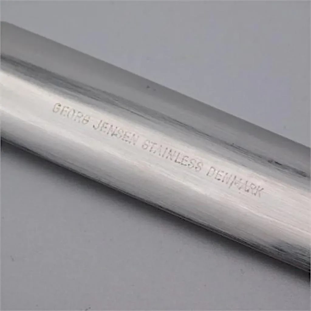 Georg Jensen Denmark Sterling Silver Handle Stainless Blade Letter Opener 8-3/8" - 4