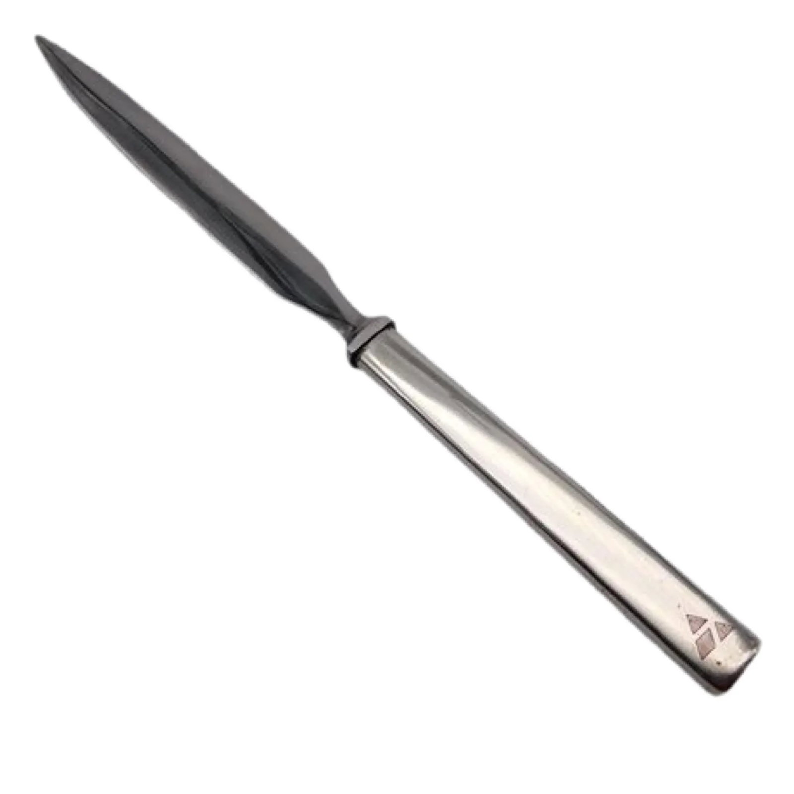 Georg Jensen Denmark Sterling Silver Handle Stainless Blade Letter Opener 8-3/8" - 6