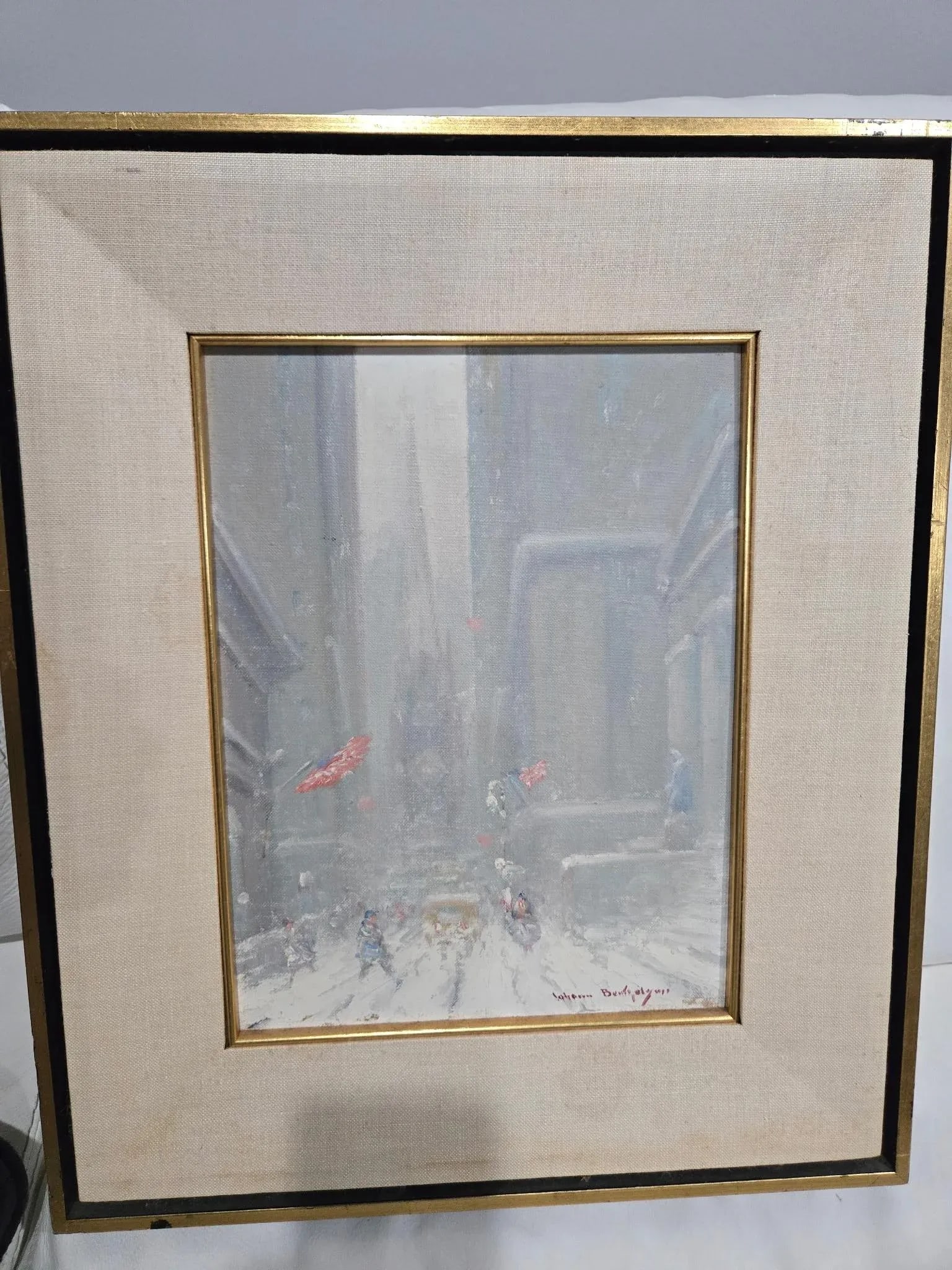 Johann Berthelsen Oil Painting of Trinity Church - 2