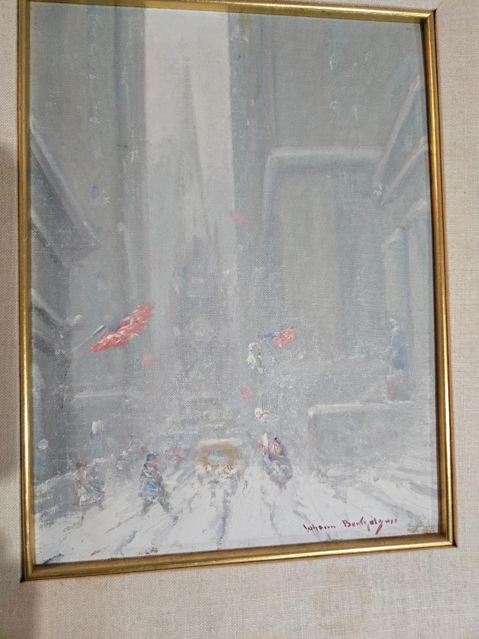 Johann Berthelsen Oil Painting of Trinity Church - 3
