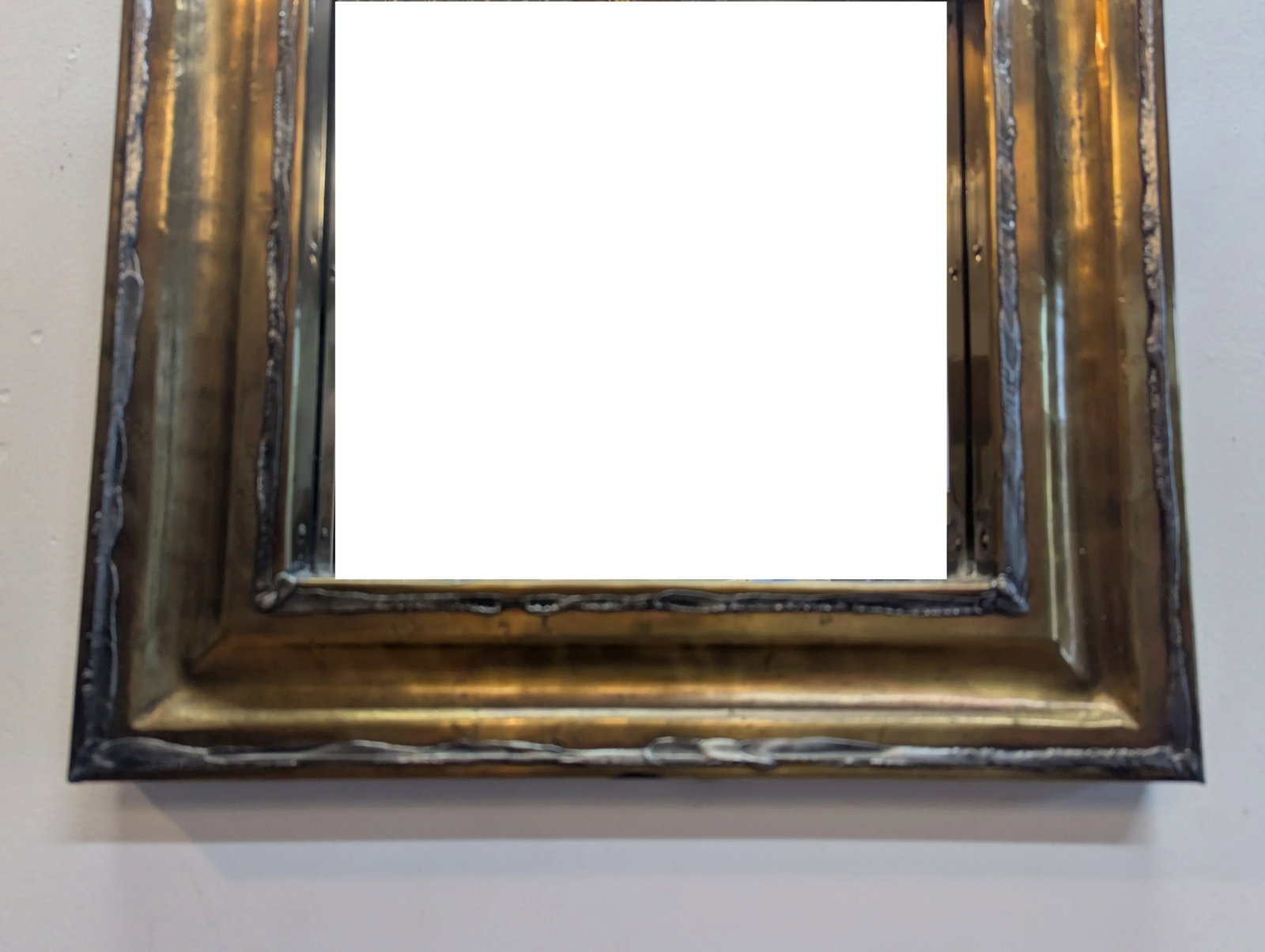 French Brutalist Mid Century Mirror - 2