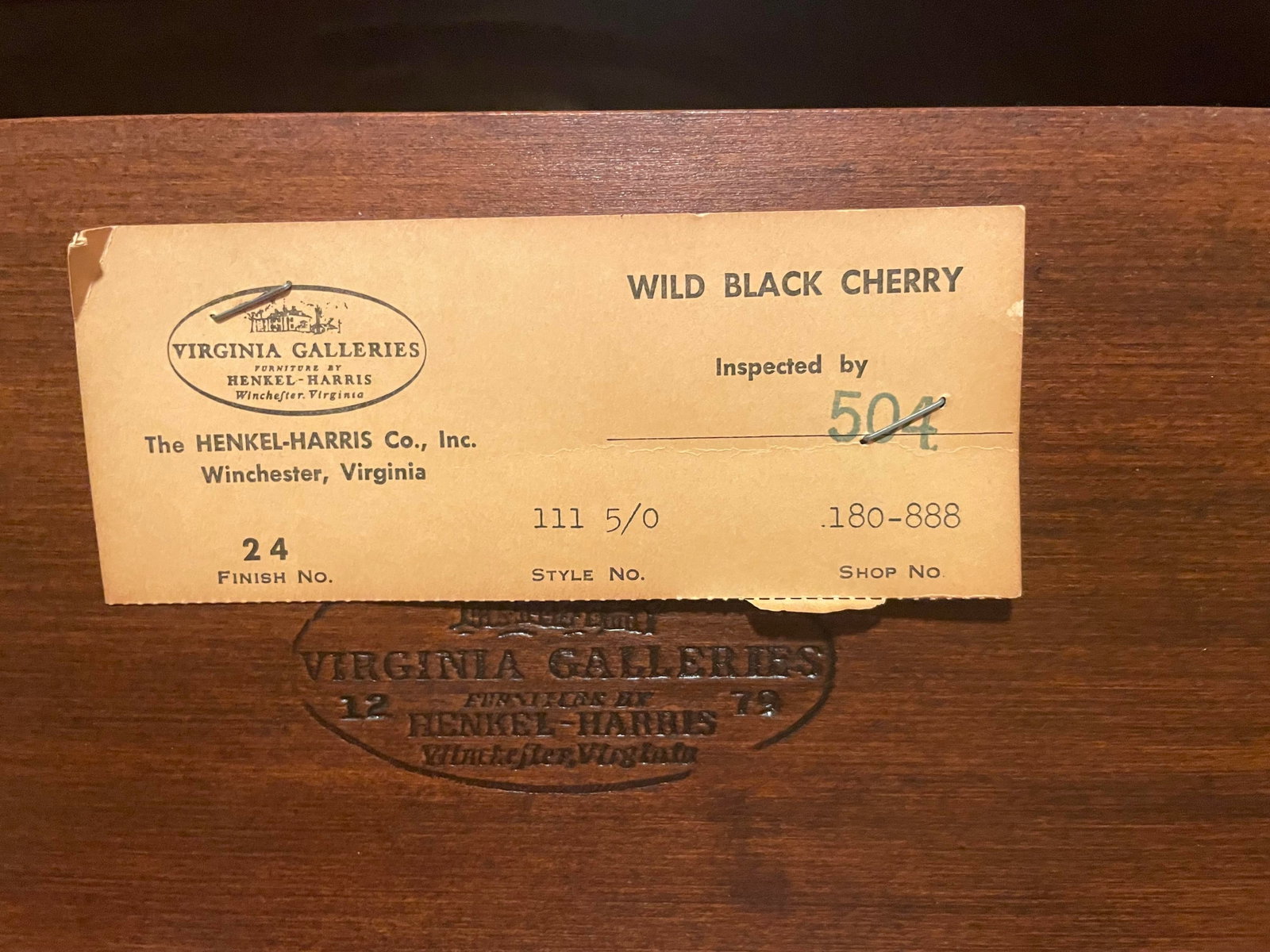 1970s Henkel Harris Wild Black Cherry 4-Poster Queen Bed Frame - 3
