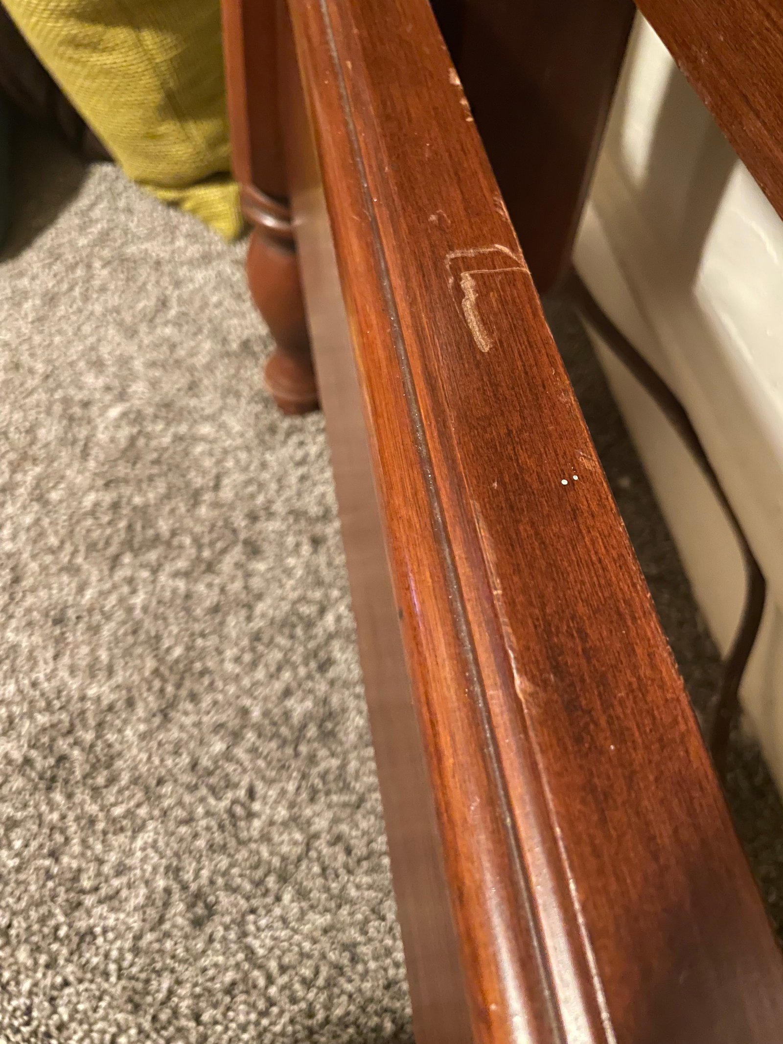 1970s Henkel Harris Wild Black Cherry 4-Poster Queen Bed Frame - 8
