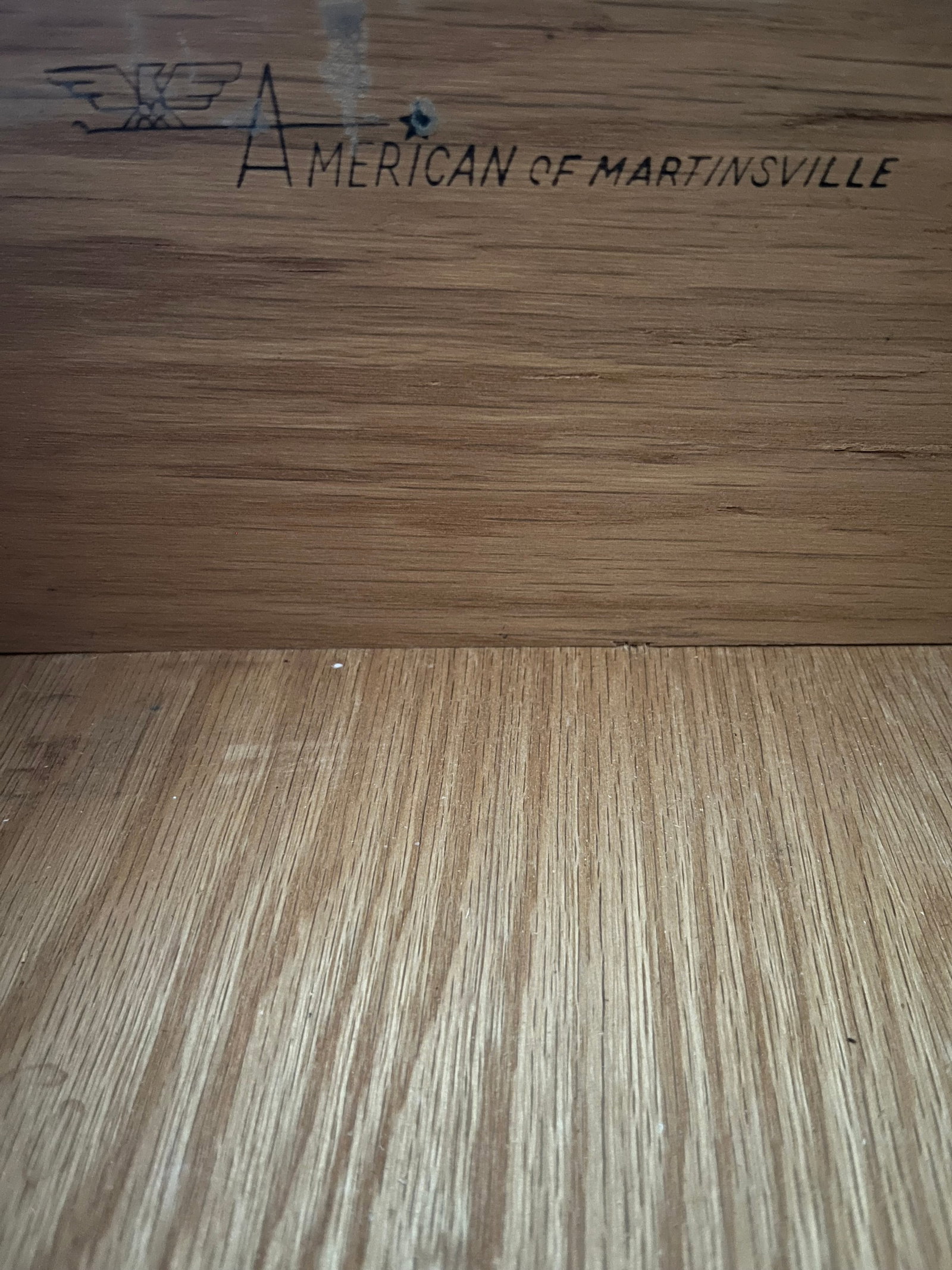 Vintage Mid-Century Modern Highboy Dresser by American of Martinsville - 9