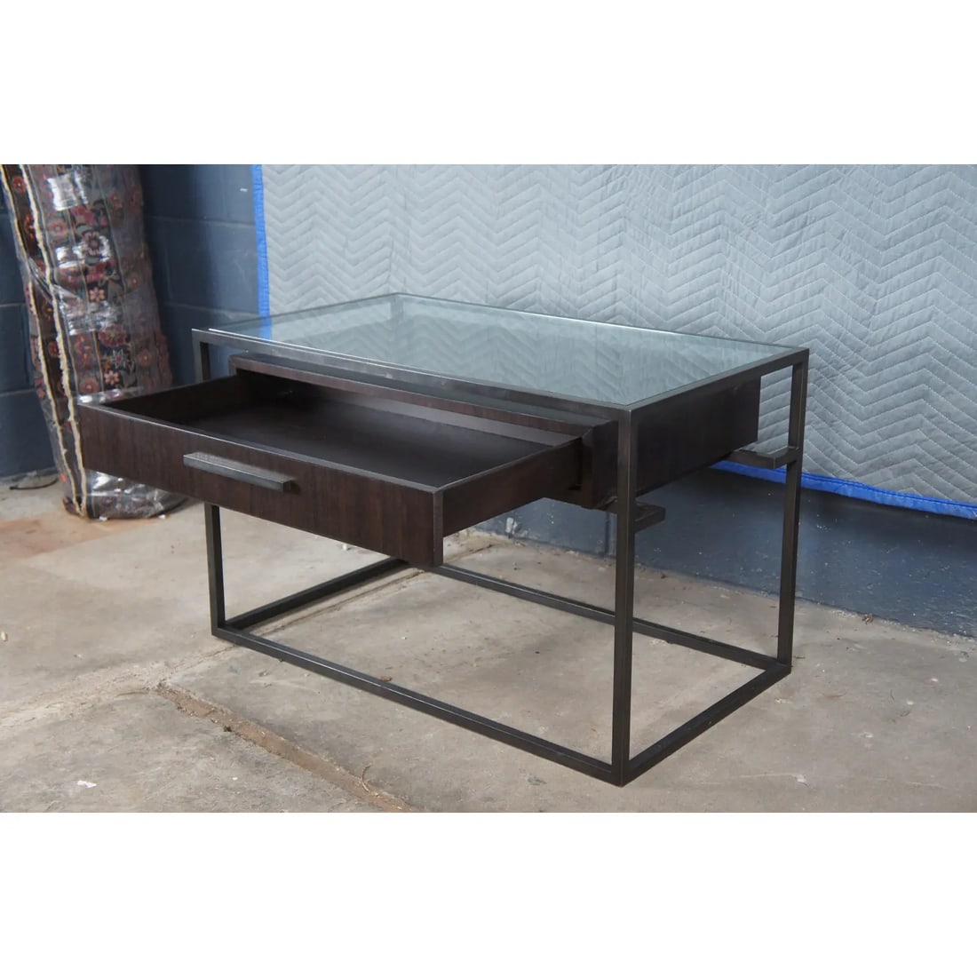 Restoration Hardware Kennan Quartersawn Paldao Side Table - 3